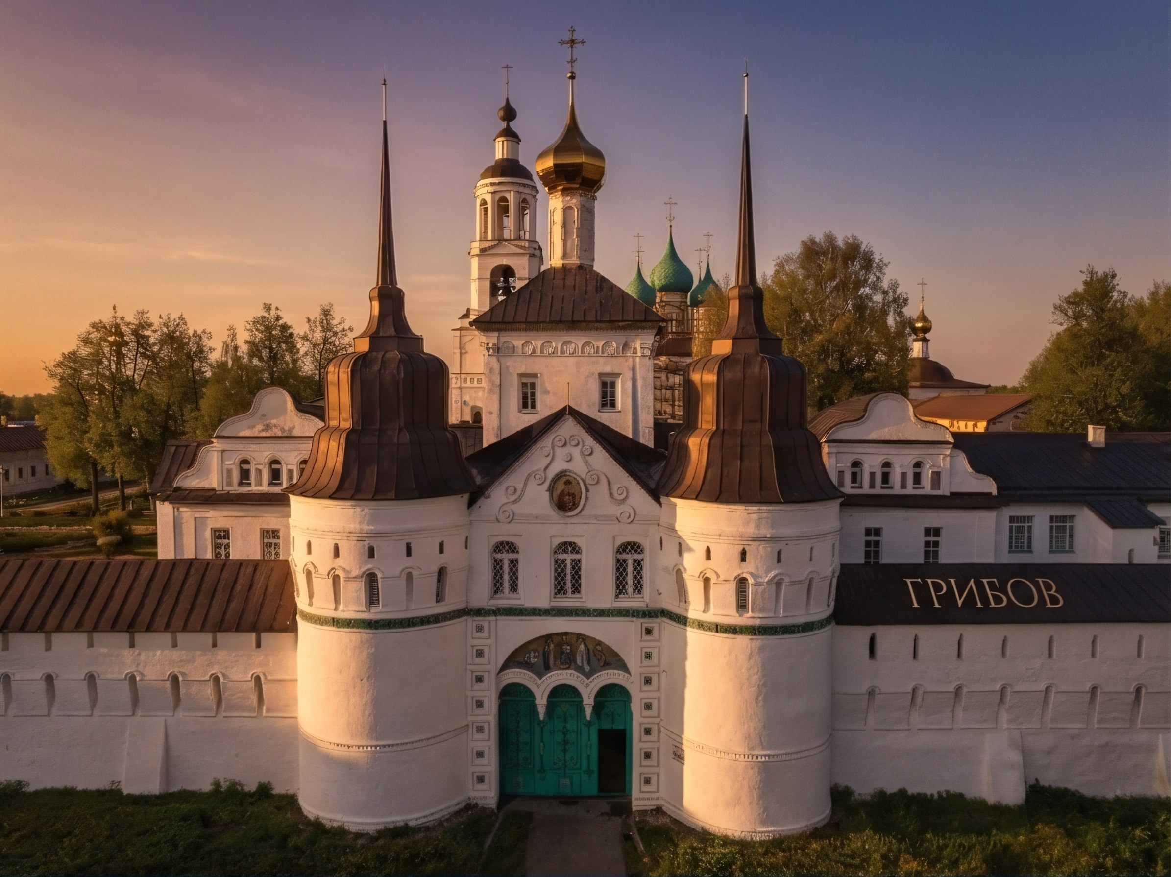 Толгский монастырь Ярославль, аэросъёмка, съёмка с дрона