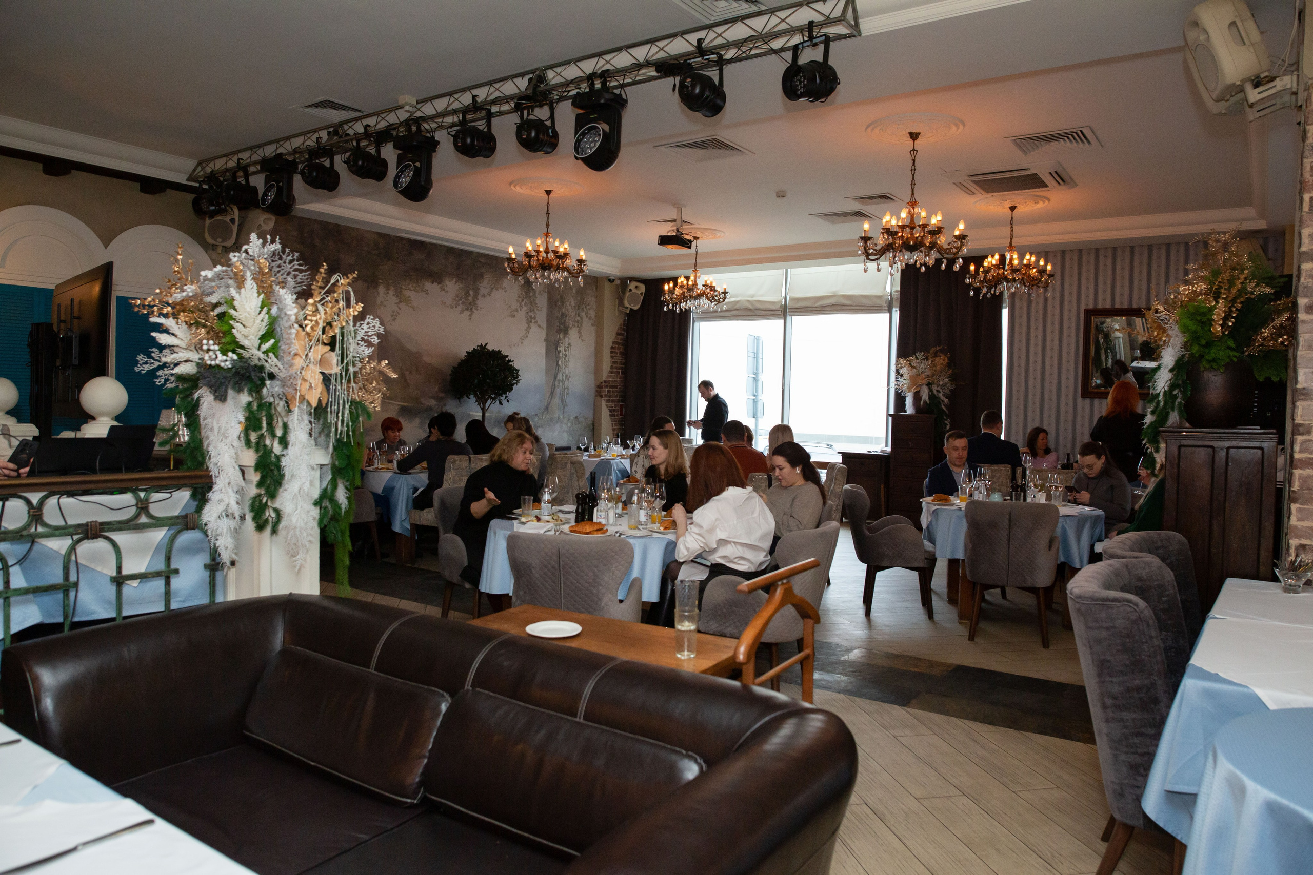 Москва бизнес завтрак ресторан La Provincia. Семейный и детский фотограф Анна Петракова