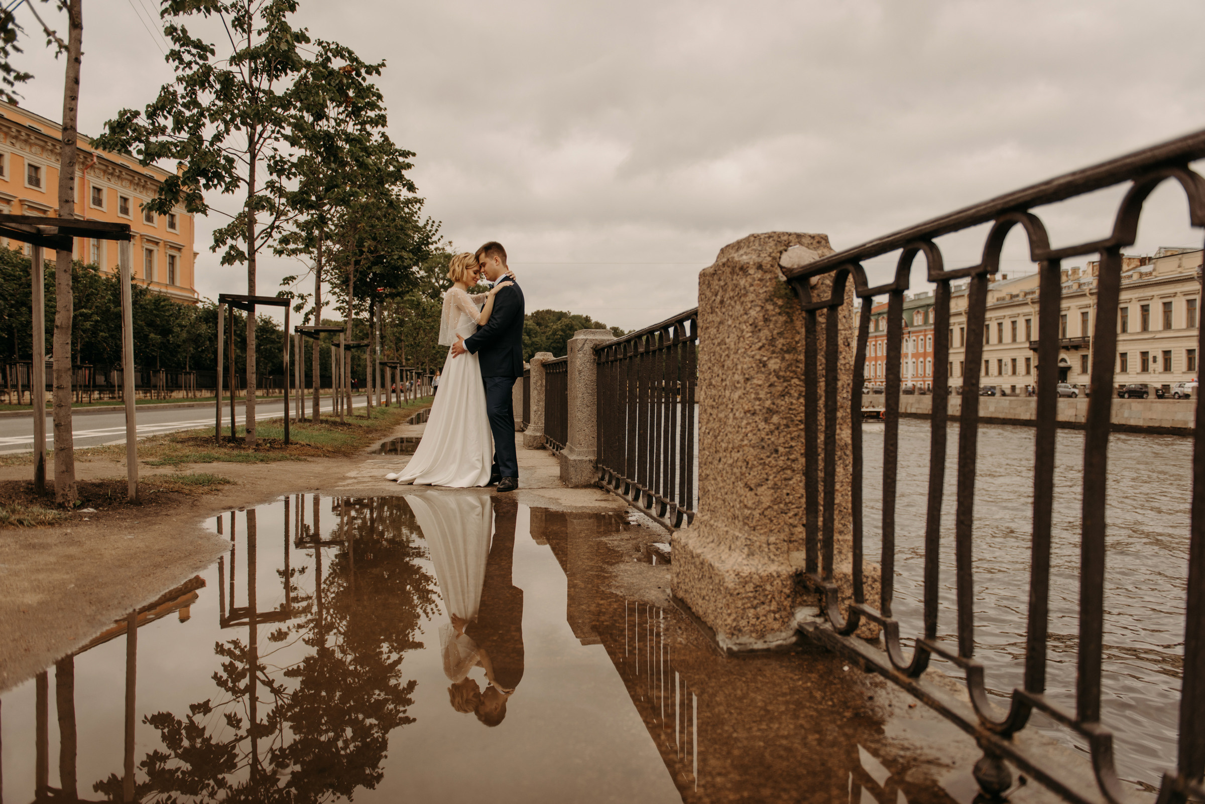 свадебная фотосессия у Михайловского замка