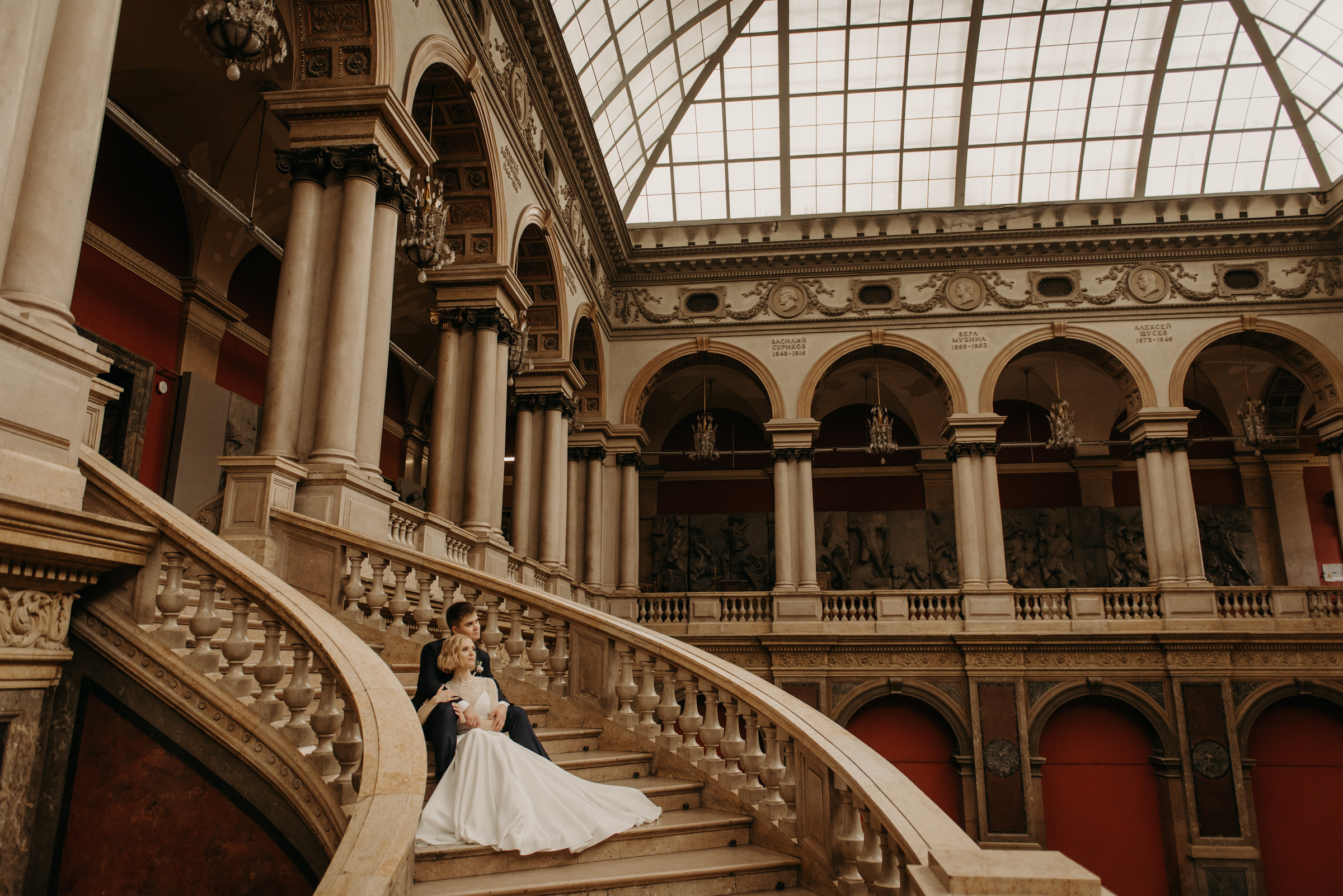 свадебная фотосессия в Академии Штиглица