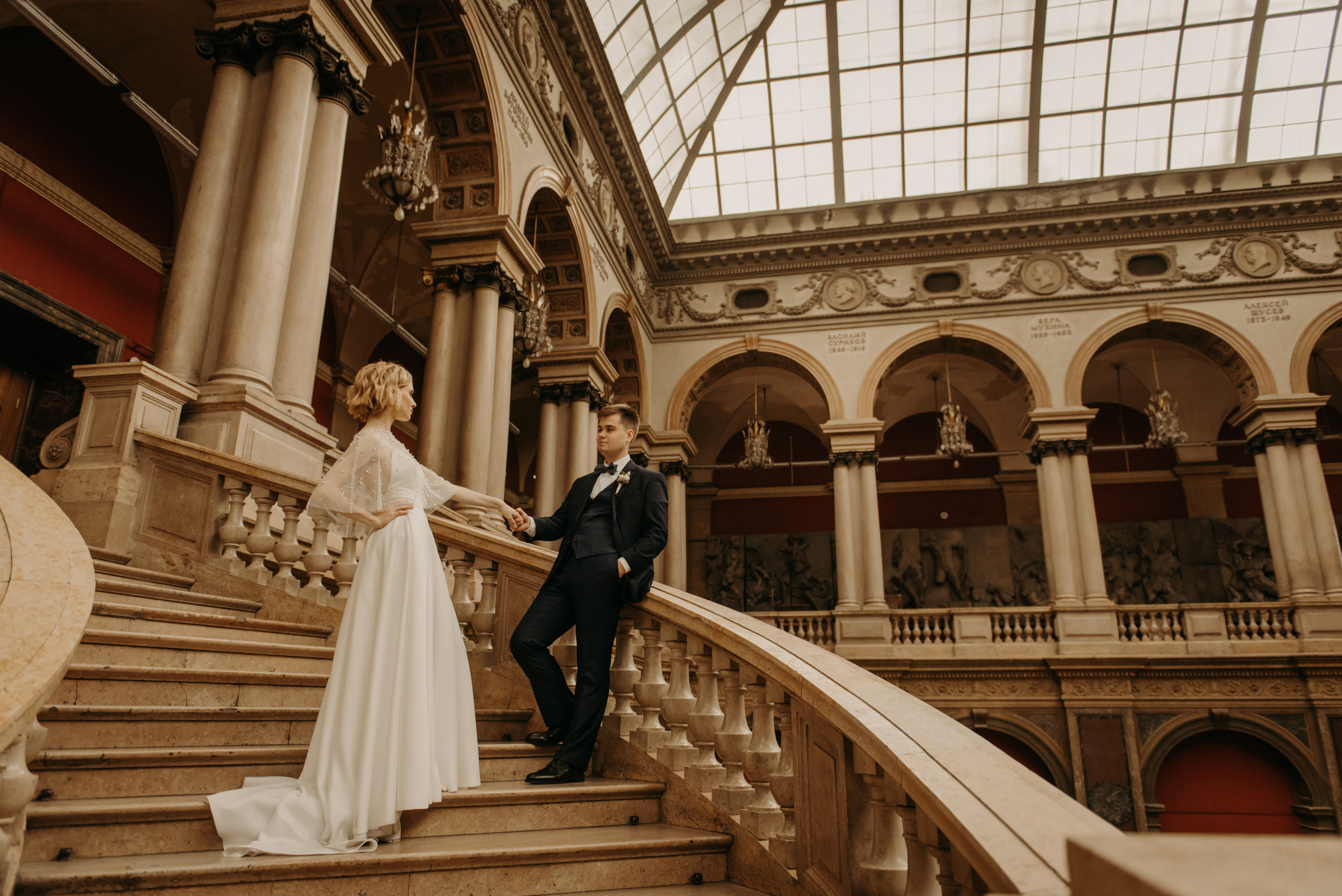 свадебная фотосессия в Академии Штиглица