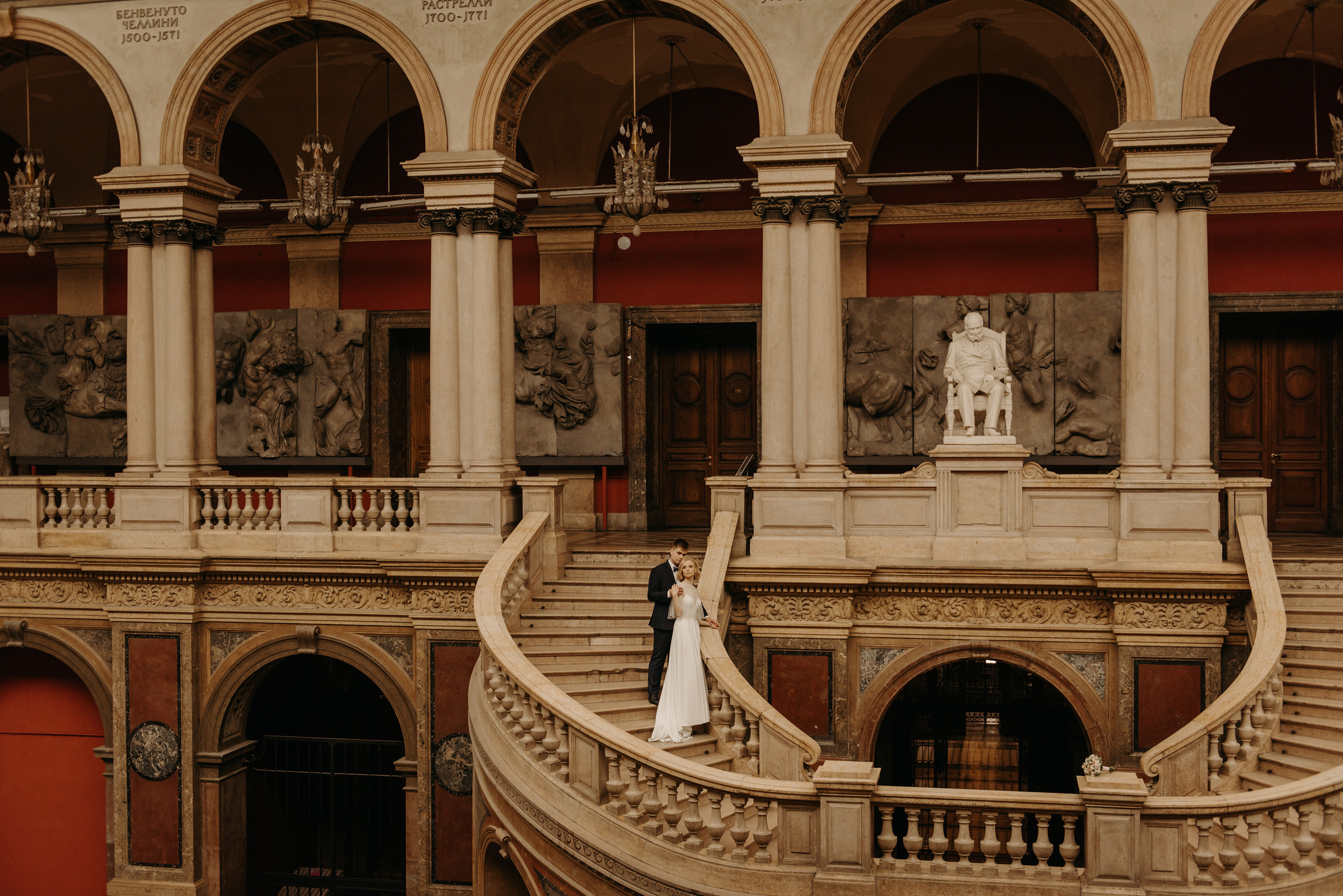 свадебная фотосессия в Академии Штиглица