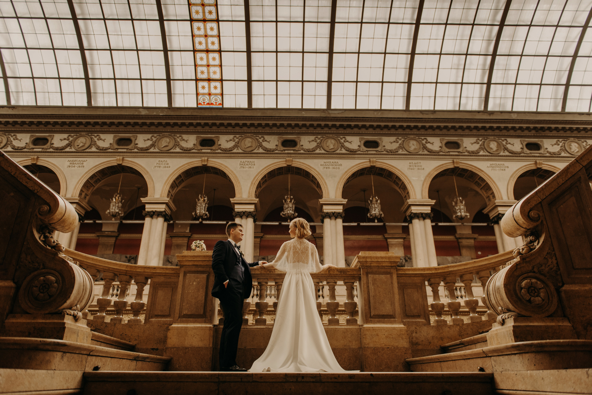 свадебная фотосессия в Академии Штиглица