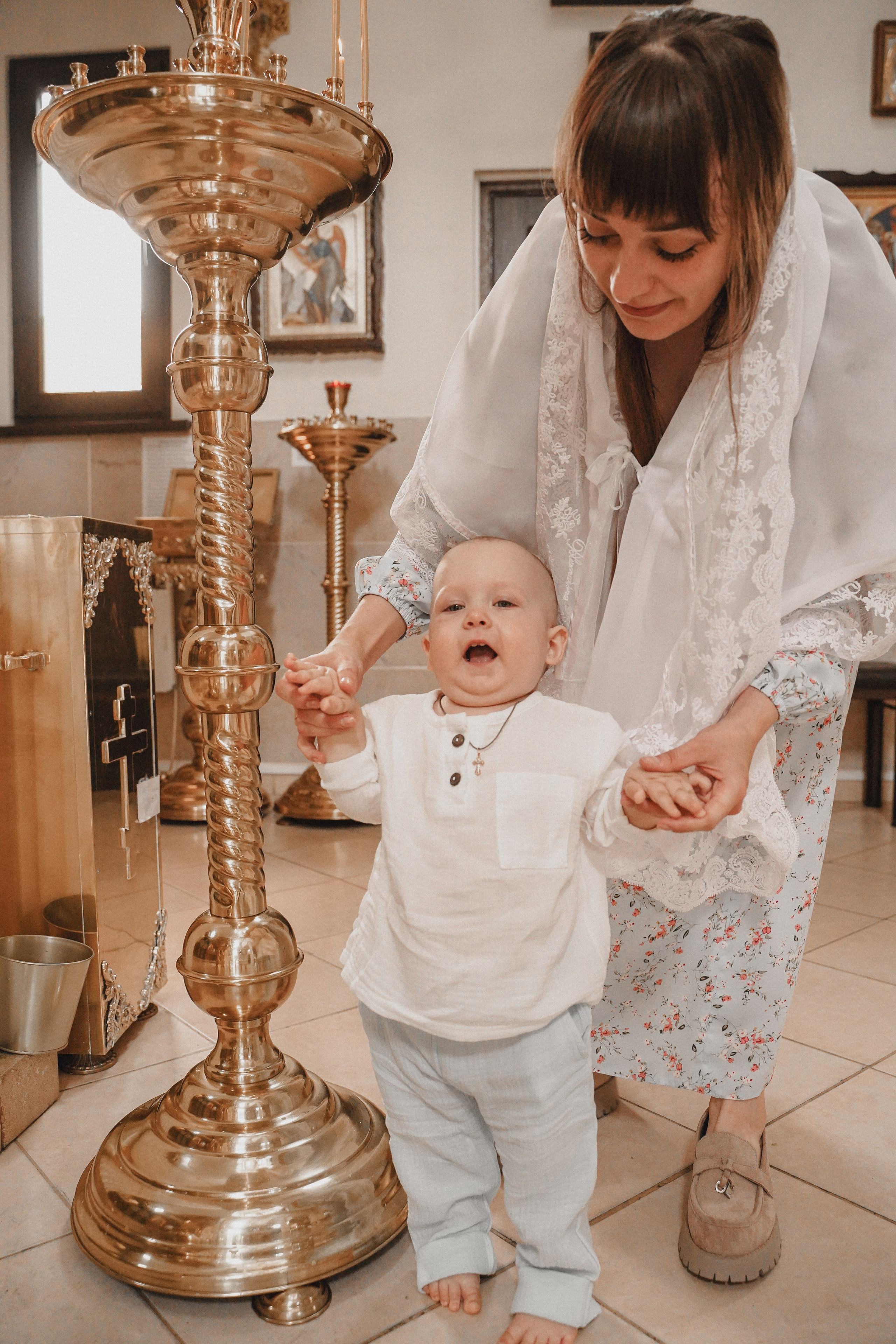 Крещение Лёвы. Семейный и женский фотограф в Краснодаре Анастасия Приймак