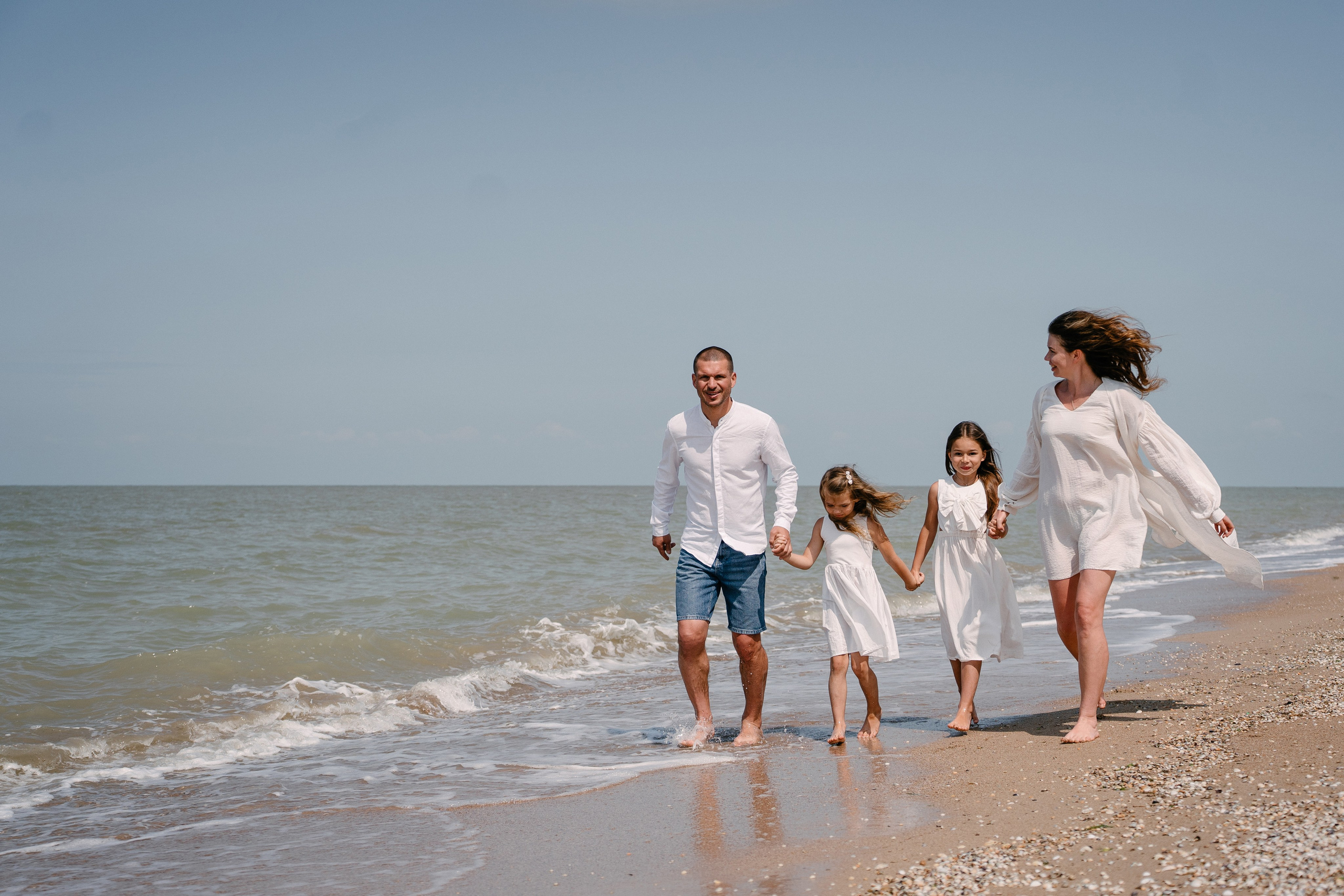 Артем, Мила, Маша и Даша. Свадебный и семейный фотограф в Воронеже Анастасия Бойко
