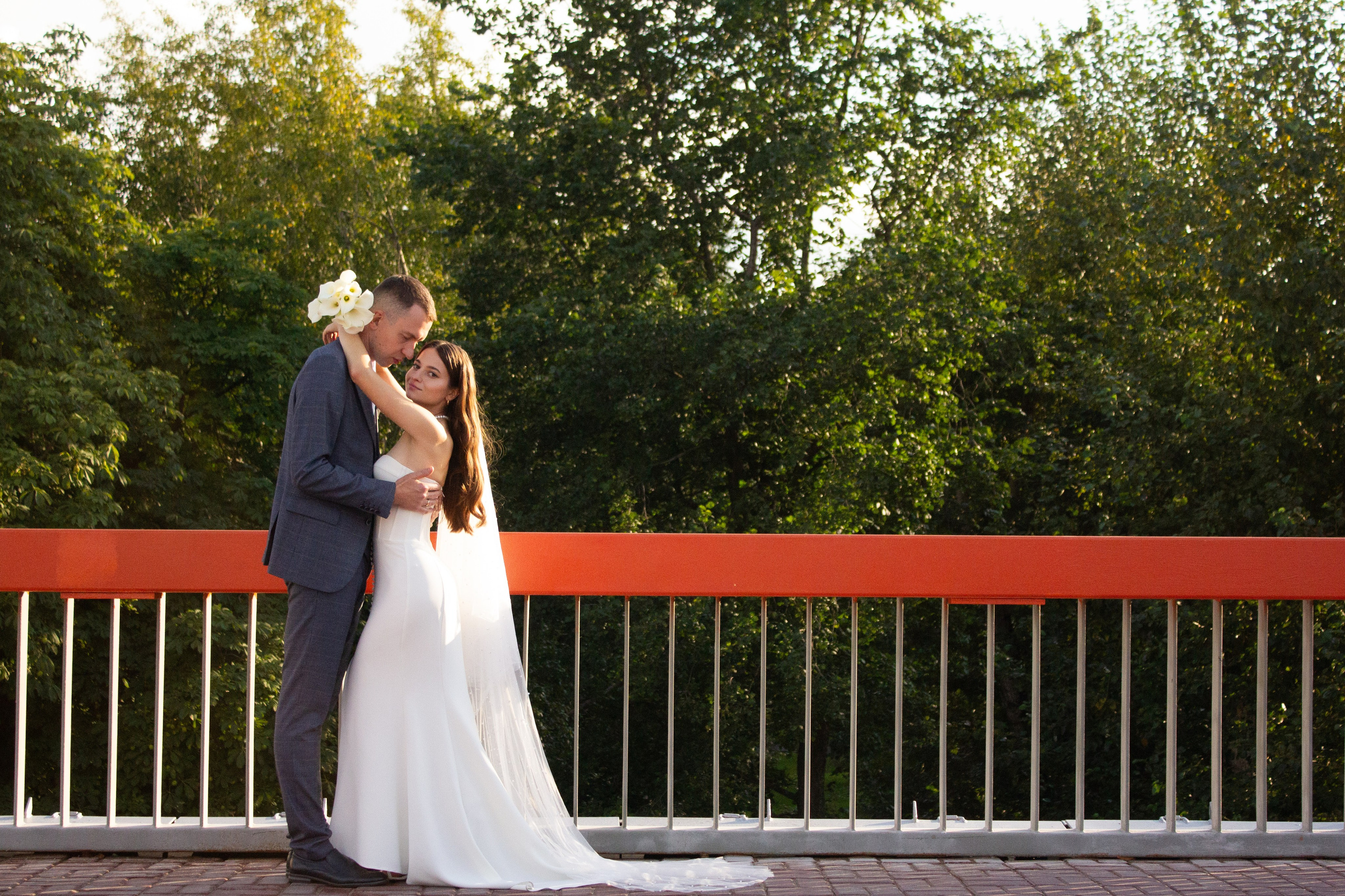 Summer wedding in the Gorky Park. Свадебный фотограф в Москве и Петербурге Анастасия Лосева