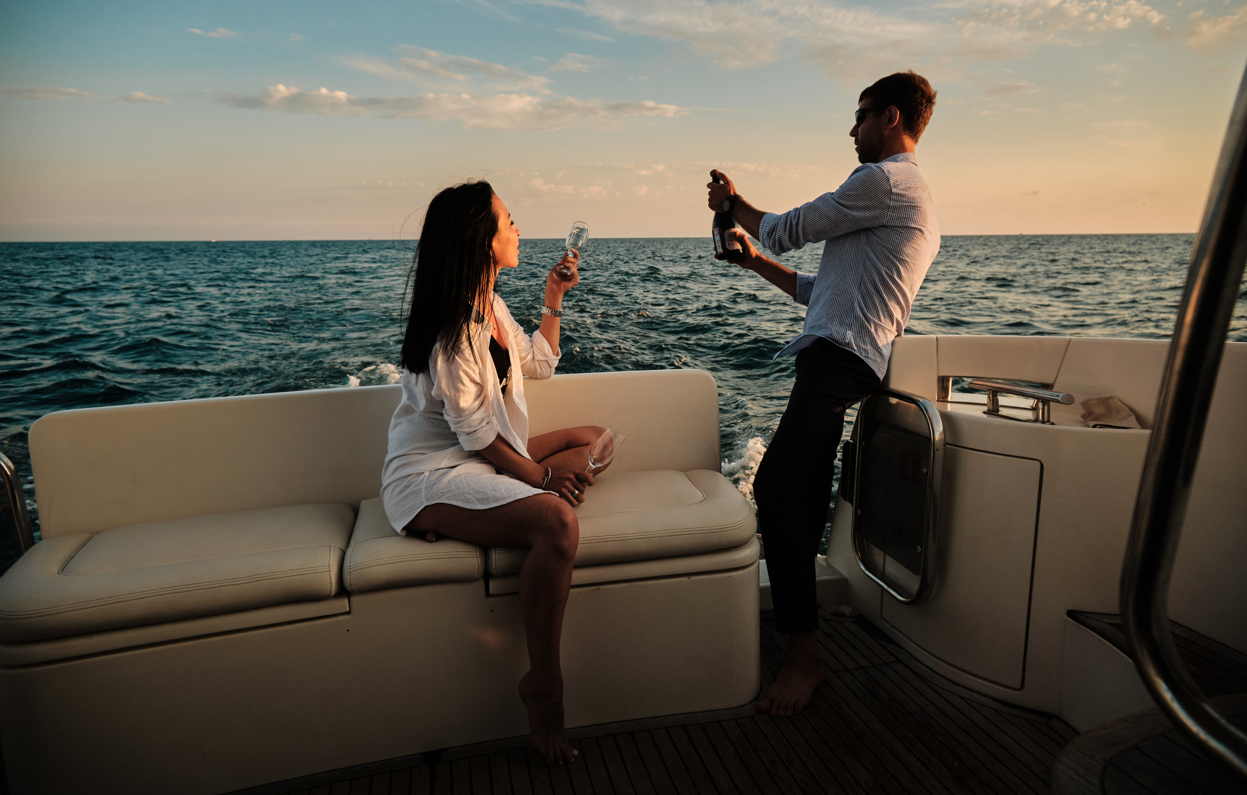 Прогулка на яхте — Жанна и Илья (Сочи). Свадебный и семейный фотограф в Новокузнецке Иван Иванов