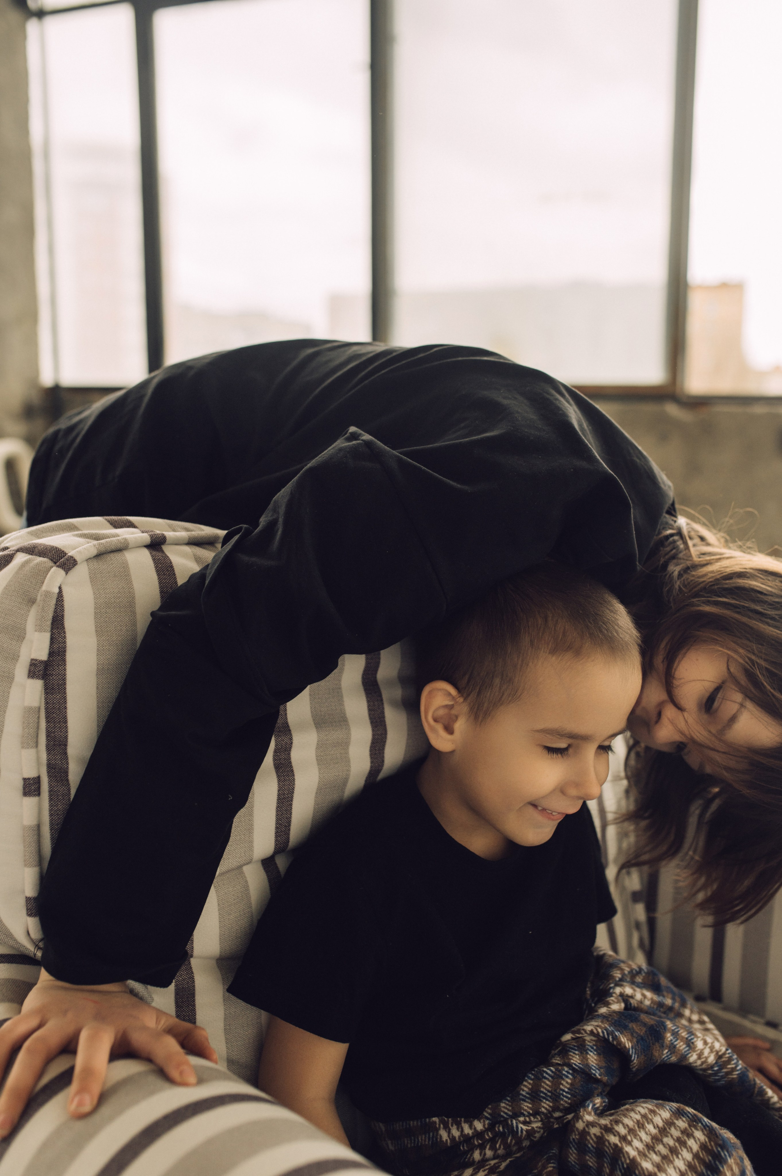 Наташа, Маша и Ванюшка. Фотограф Мария Стрелкова