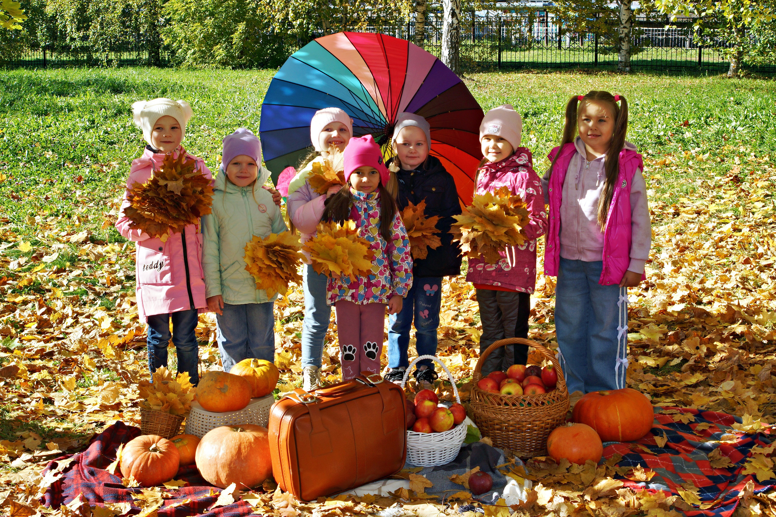 Осенняя фотосессия в детском саду г. Йошкар-Ола