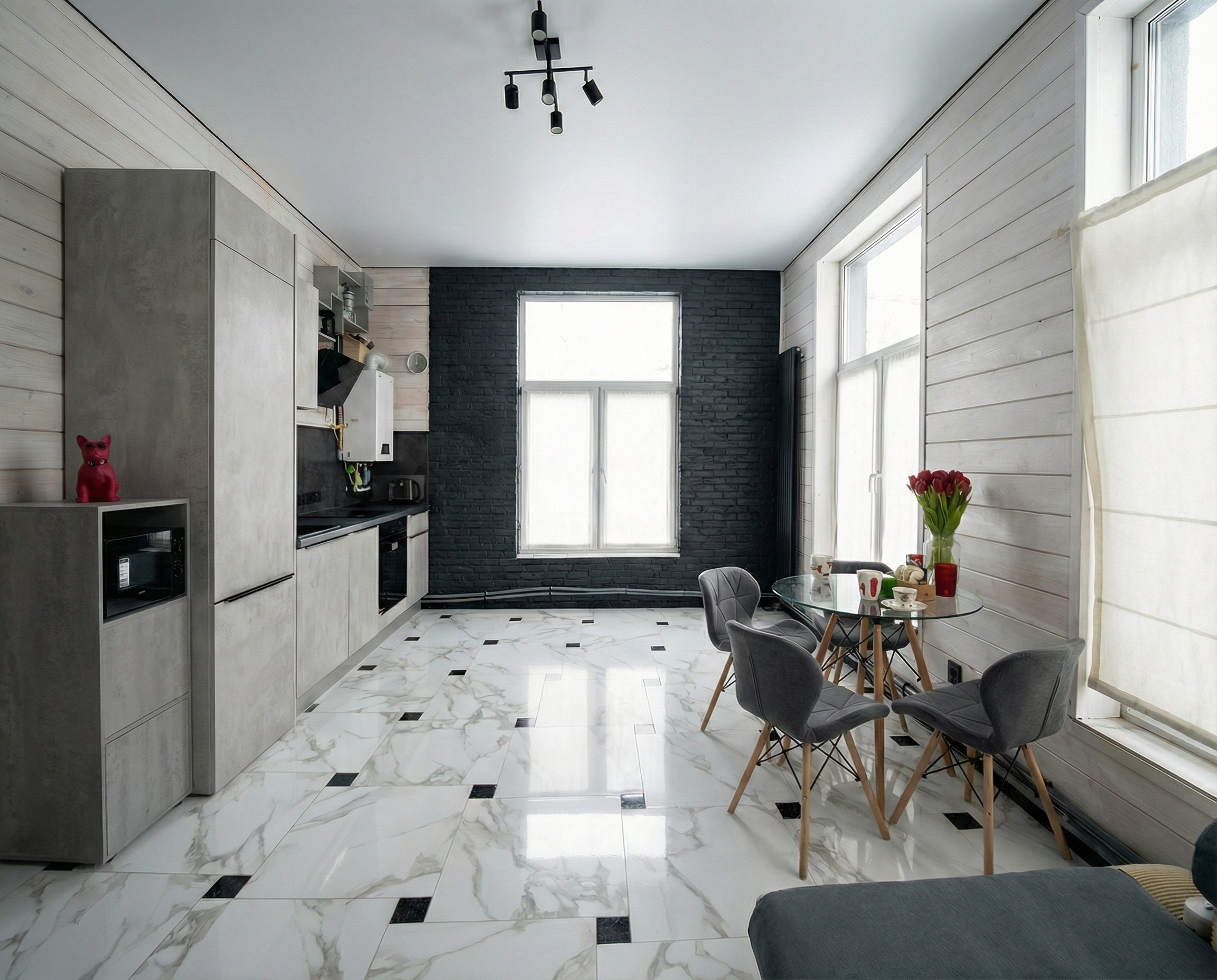 Частный дом в стиле лофт. Вознесенский Studio | Фотомонтаж | Видеомонтаж