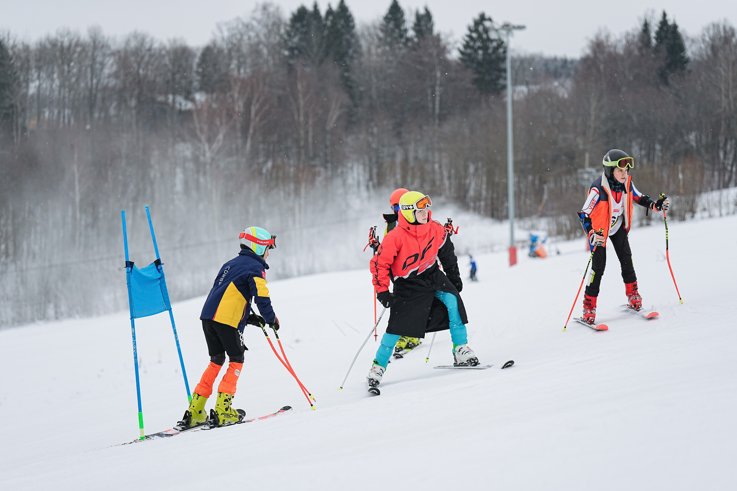 Горные лыжи. Первенство Центрального Федерального Округа. GS U14 Шуколово. Фотограф Студитский Евгений