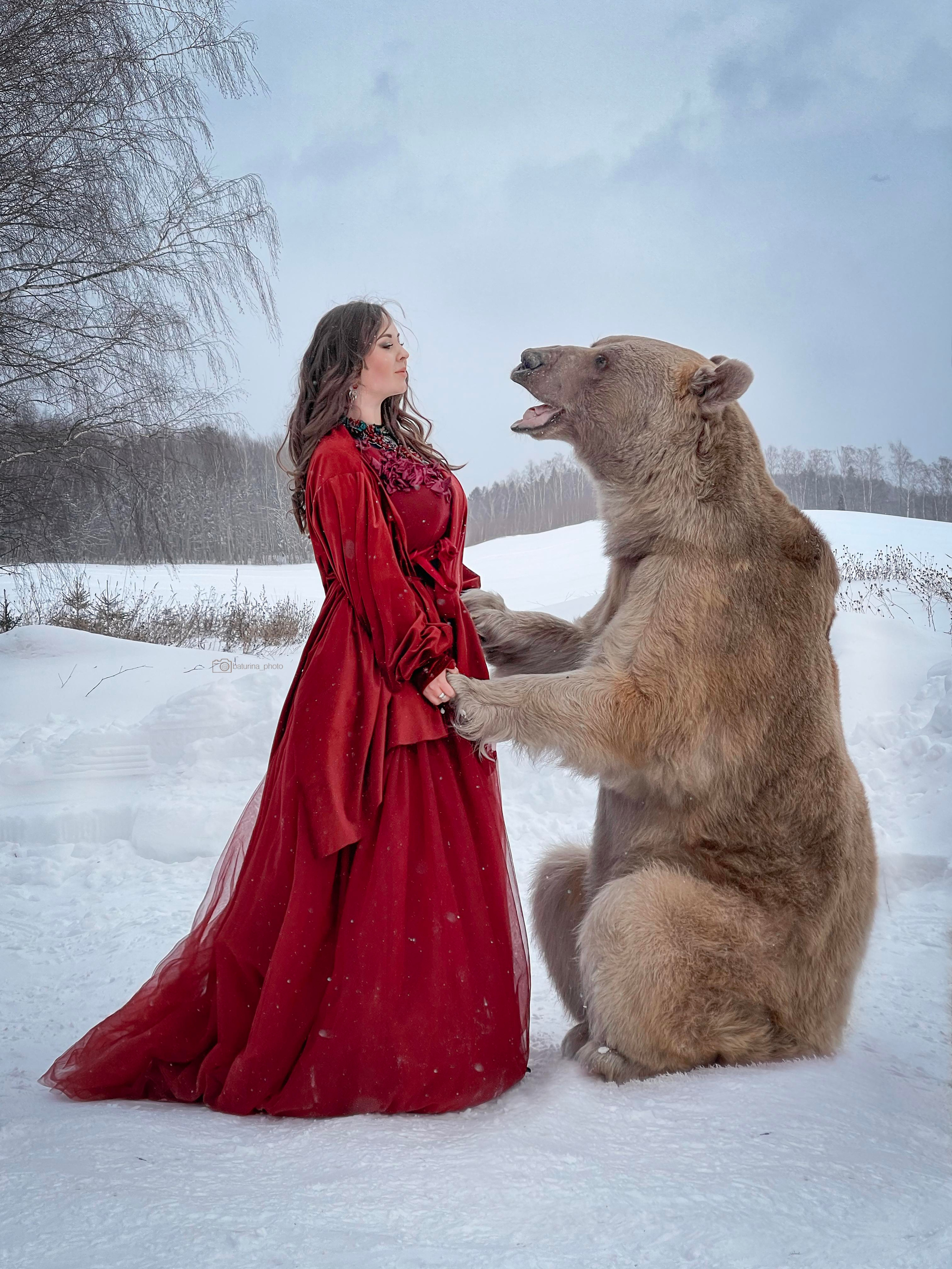 медведь Степан фотосессия