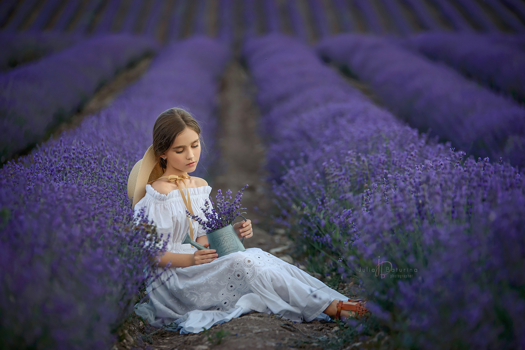 фотосессия в лаванде в тургеневке