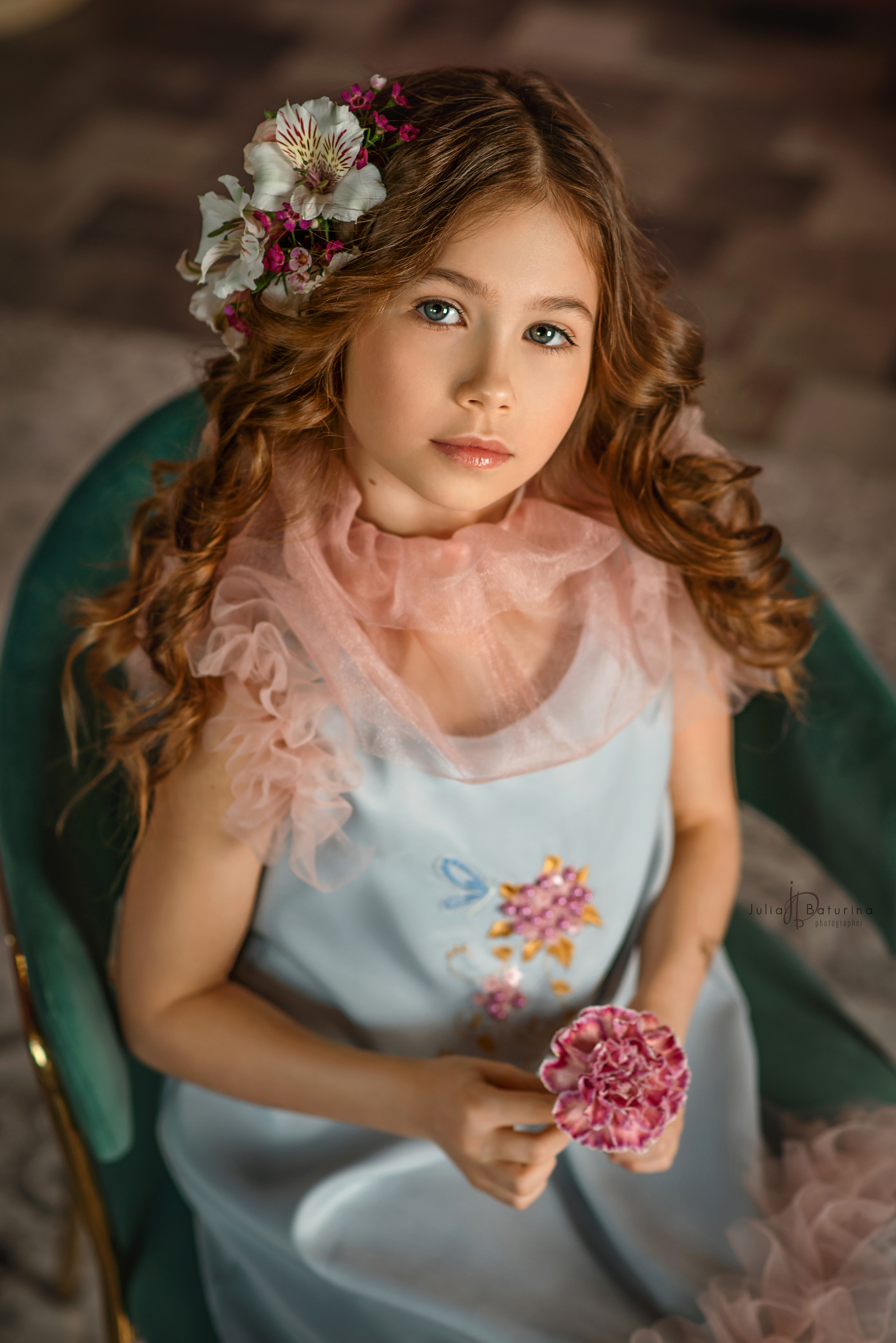 цветочный фотопроект в москве в фотостудии