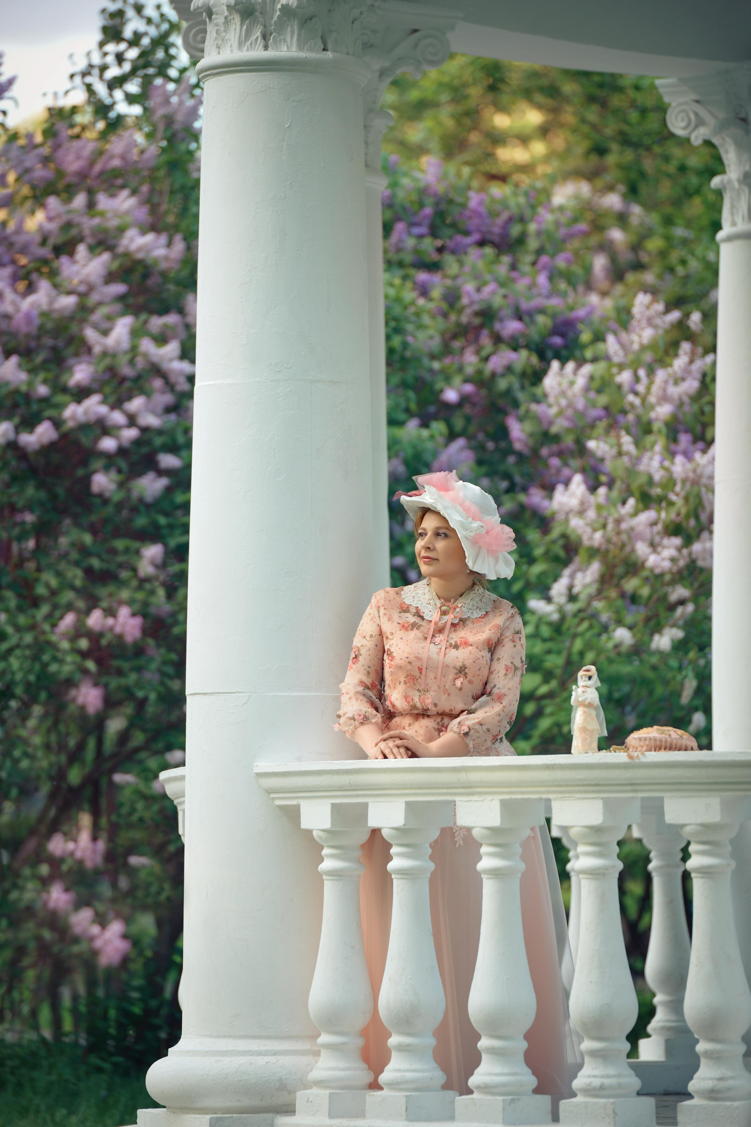 фотосессия в ротонде летом