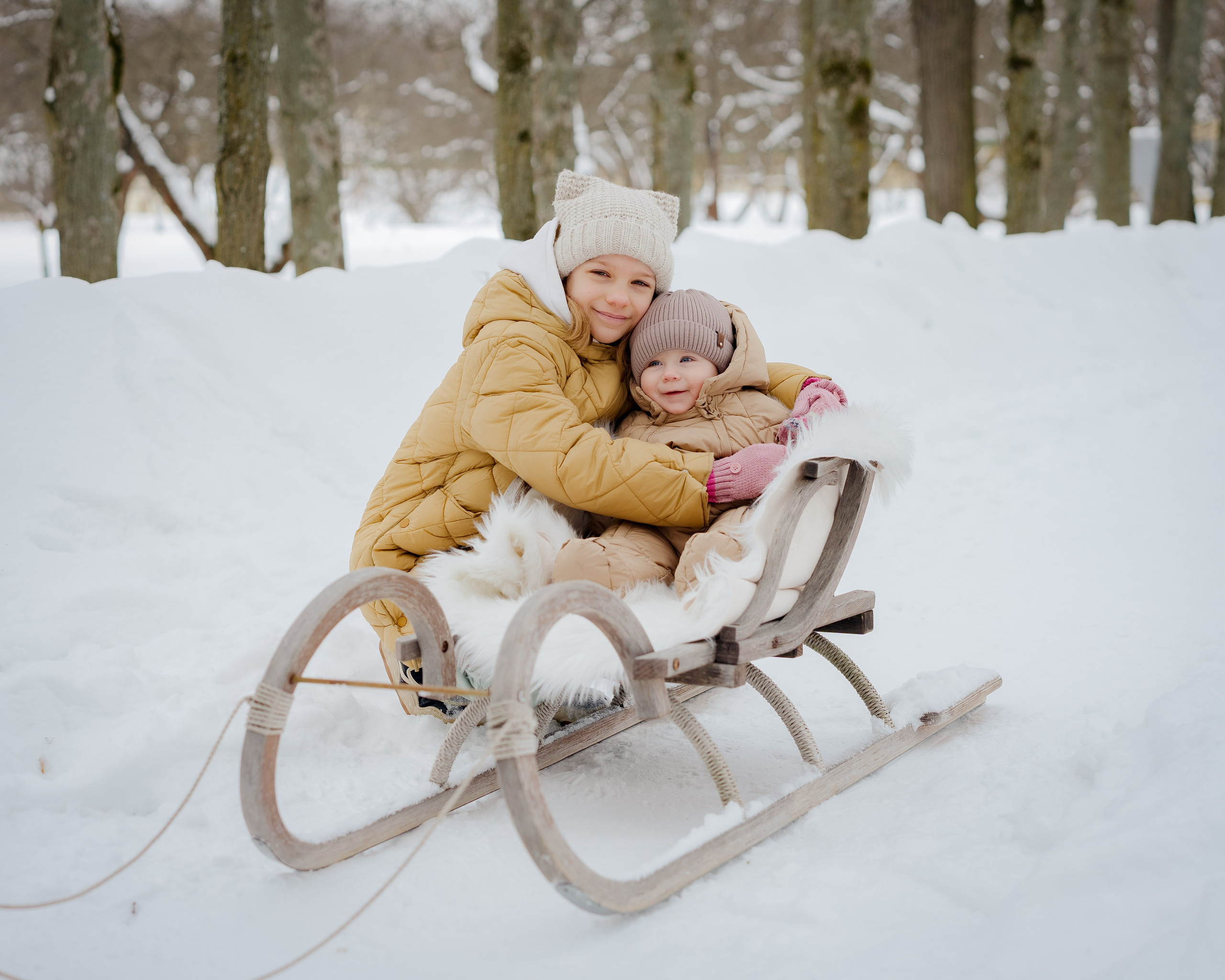 Катерина и дочери. Портретный и семейный фотограф в Москве/Видное