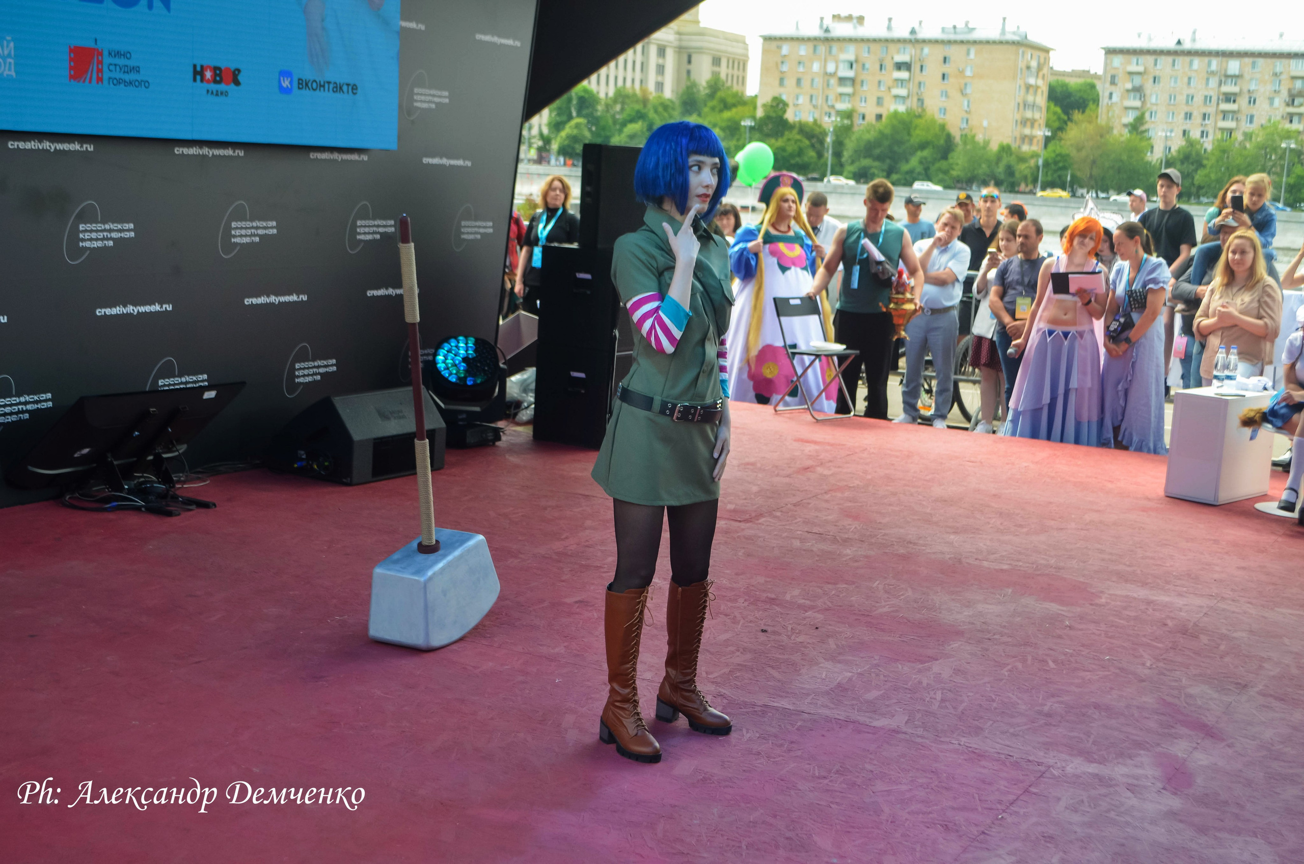 Фотосессия сцены в Москве на разных репортажных мероприятий