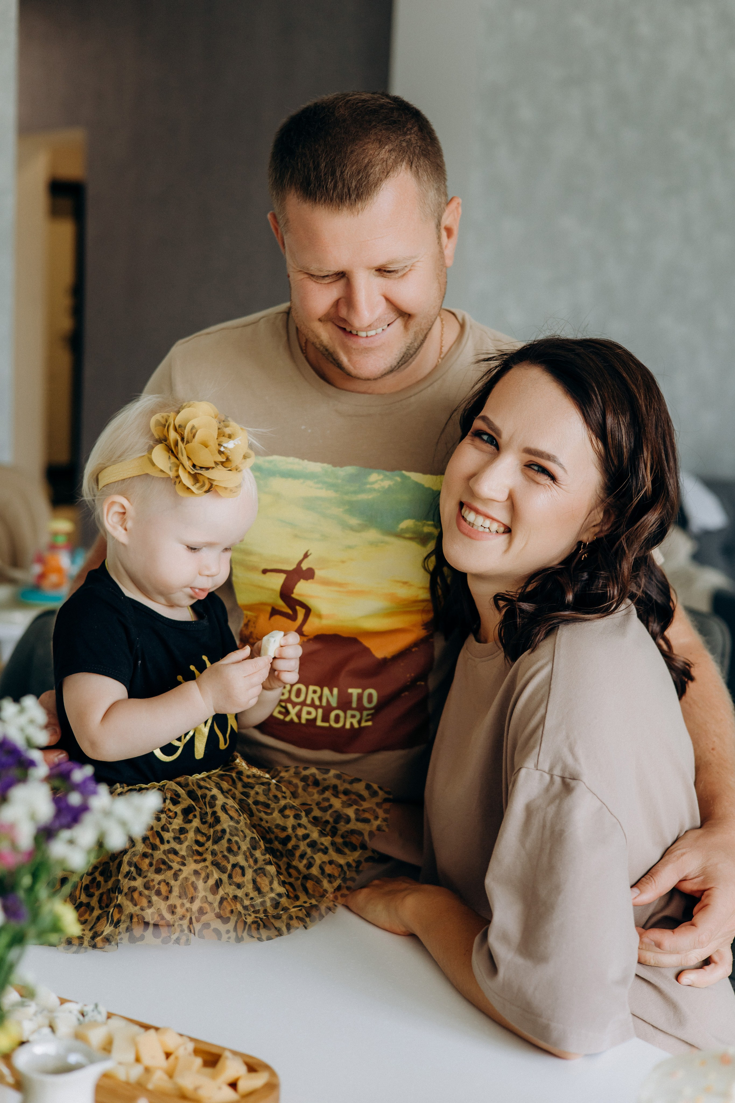 Праздничный завтрак в кругу семьи. Портретный и семейный фотограф в Воронеже Ксения Ремизова