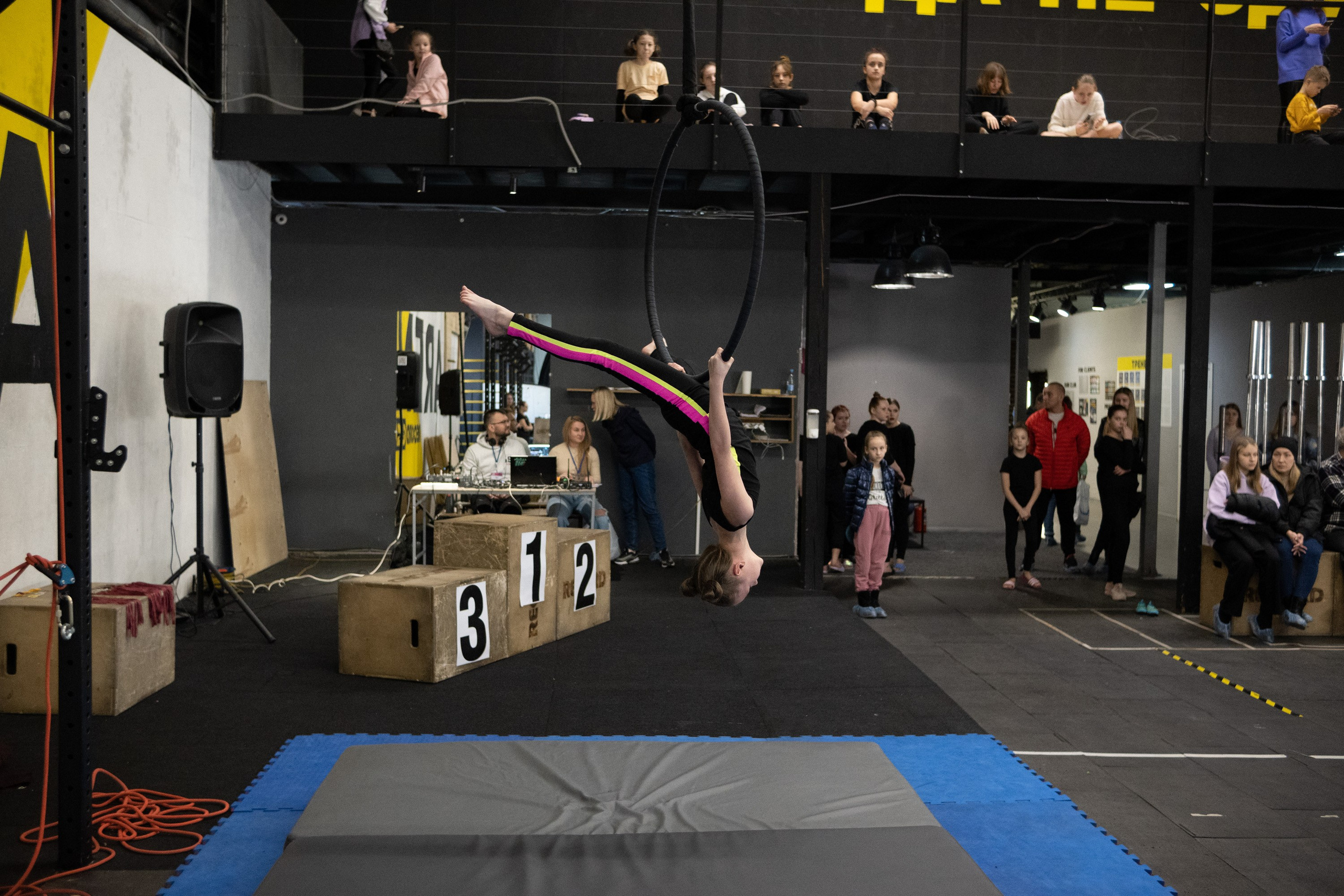 Внутриклубные соревнования по воздушной гимнастике 02.04.23