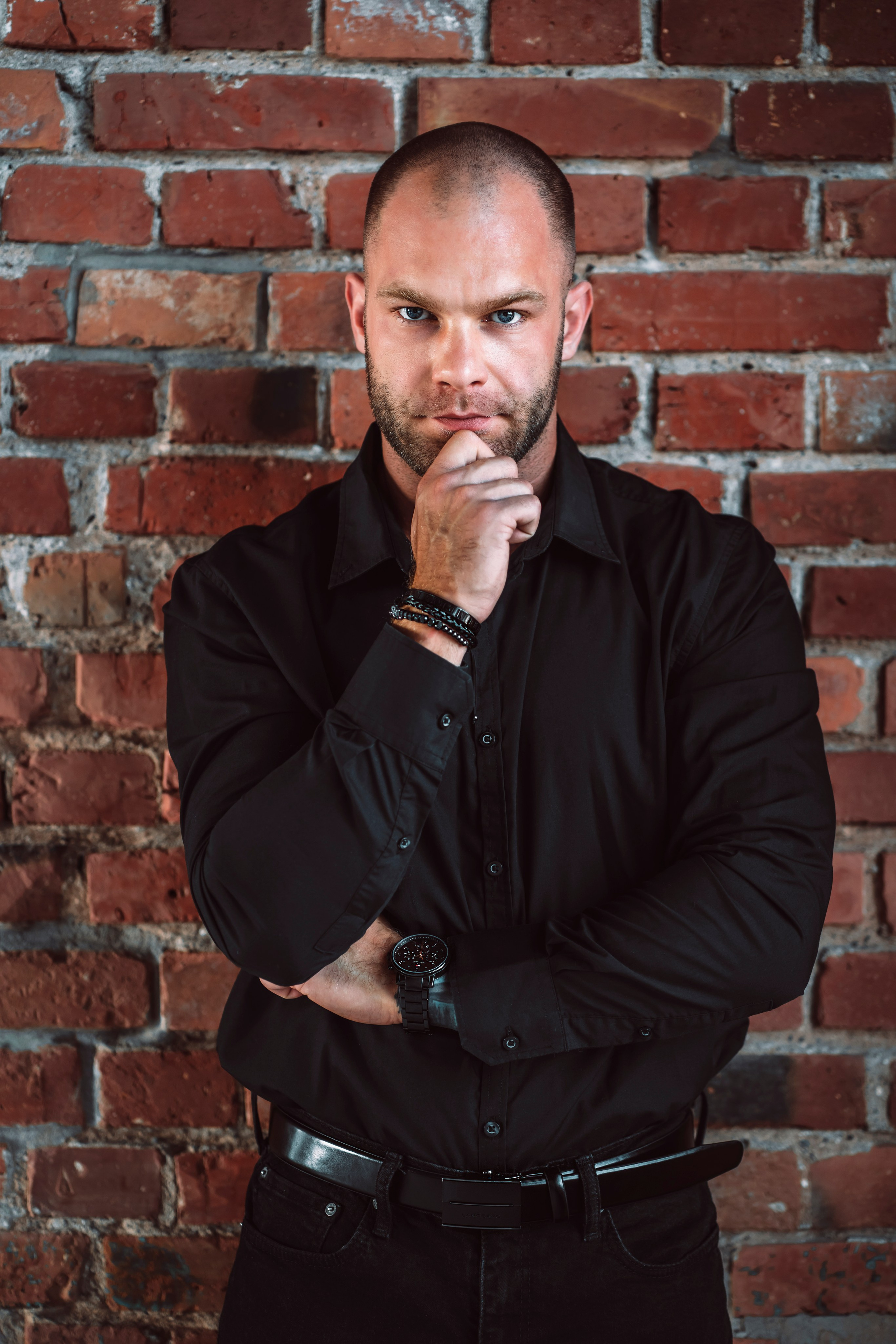 Мужской портрет. Portrait photographer Wrocław Vitali Pabiadzinski