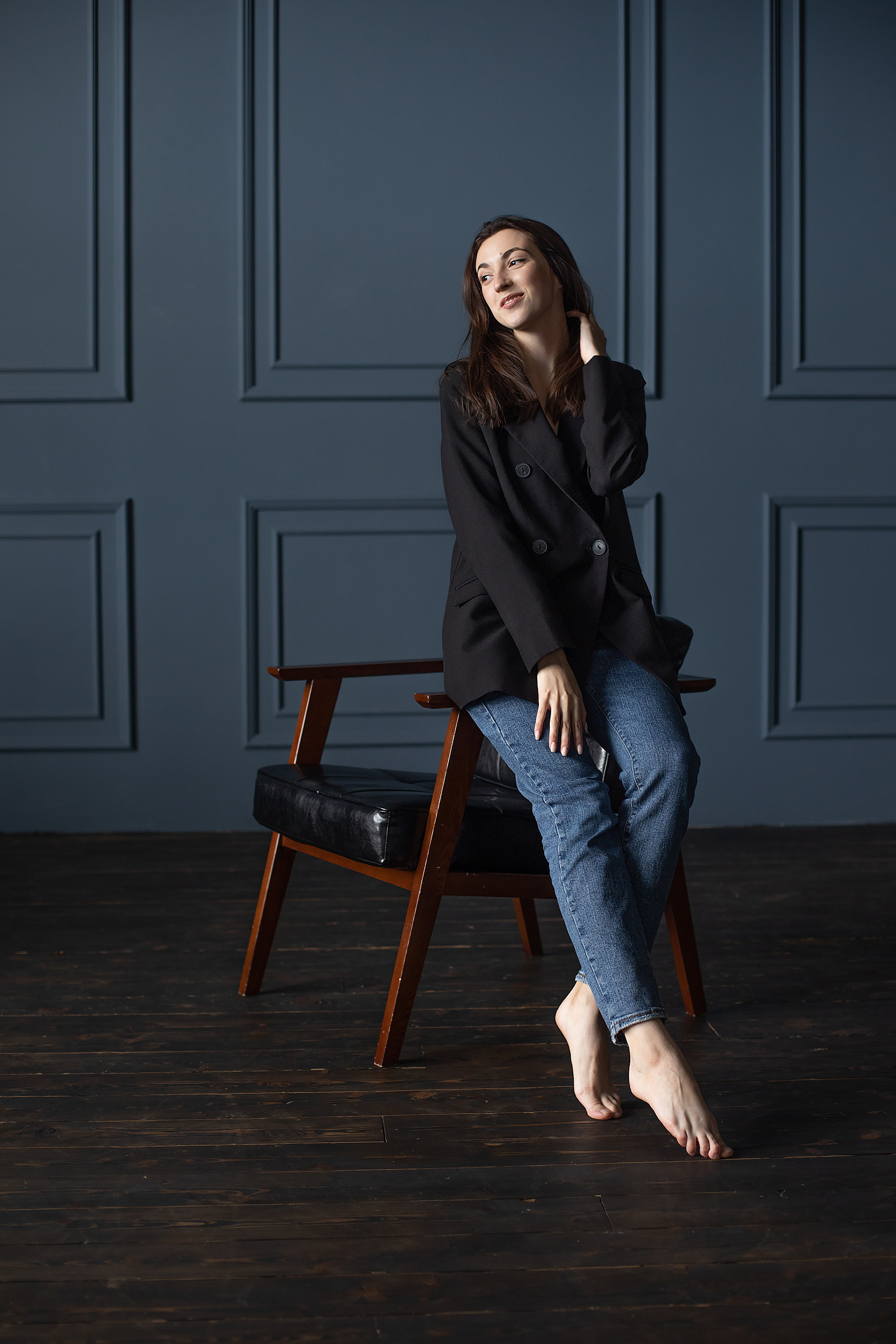 Катя в студии. Школьный и детский фотограф в Южно-Сахалинске Анастасия Лескова