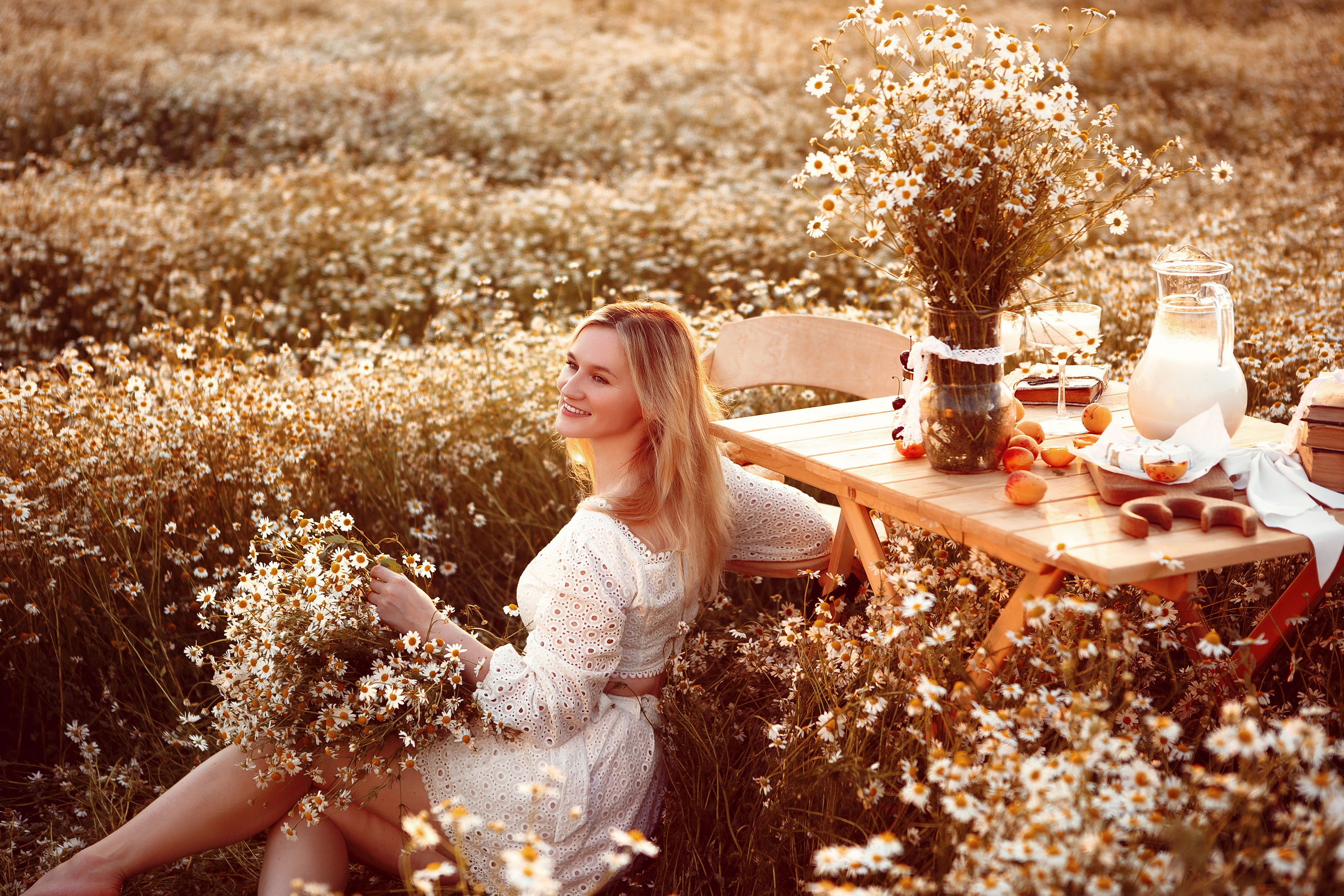 Завтрак в ромашках. Фотограф в Иваново и других городах Ирина Сметанкина