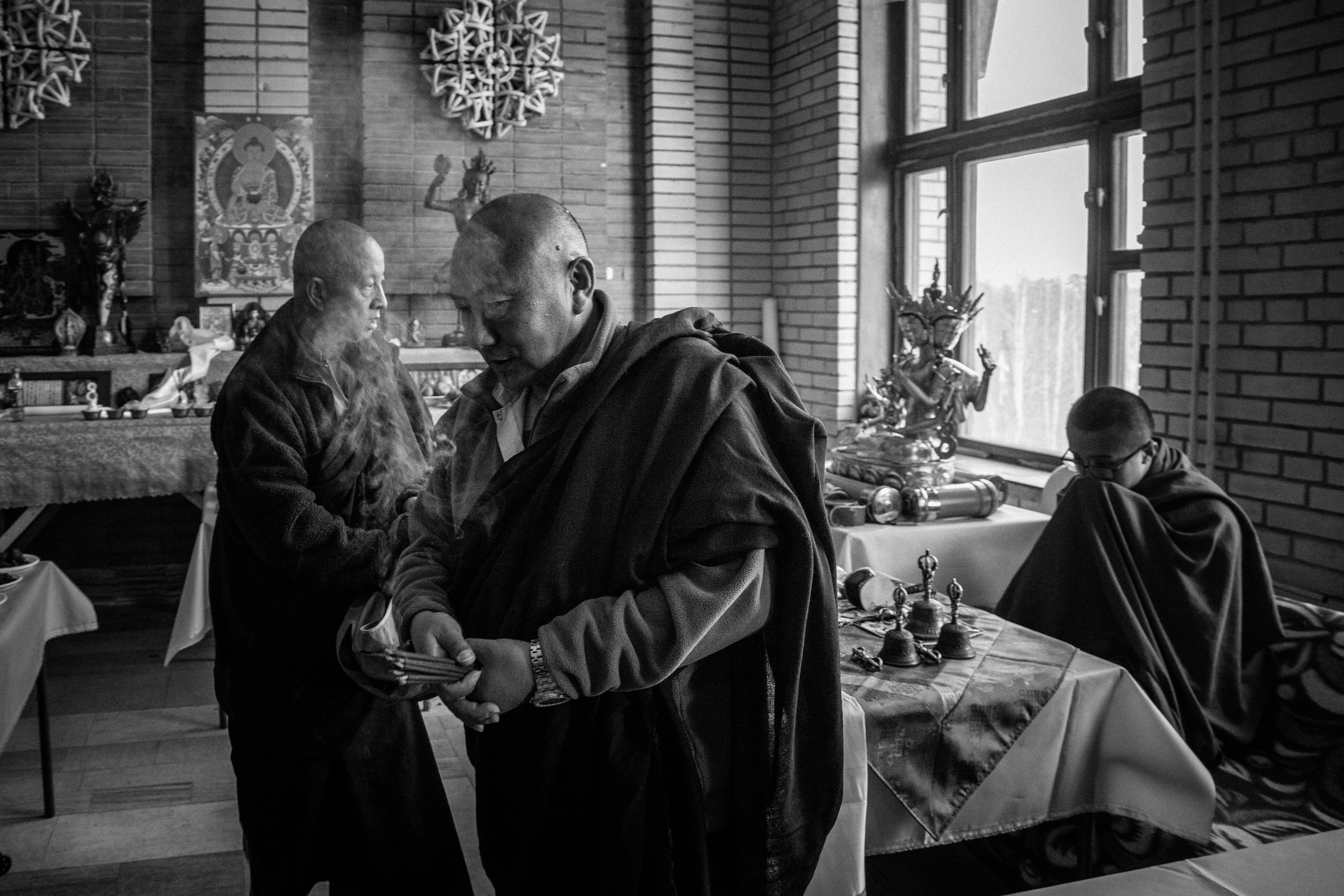 Строительство Ступы в Яхроме. Фотография, как она есть