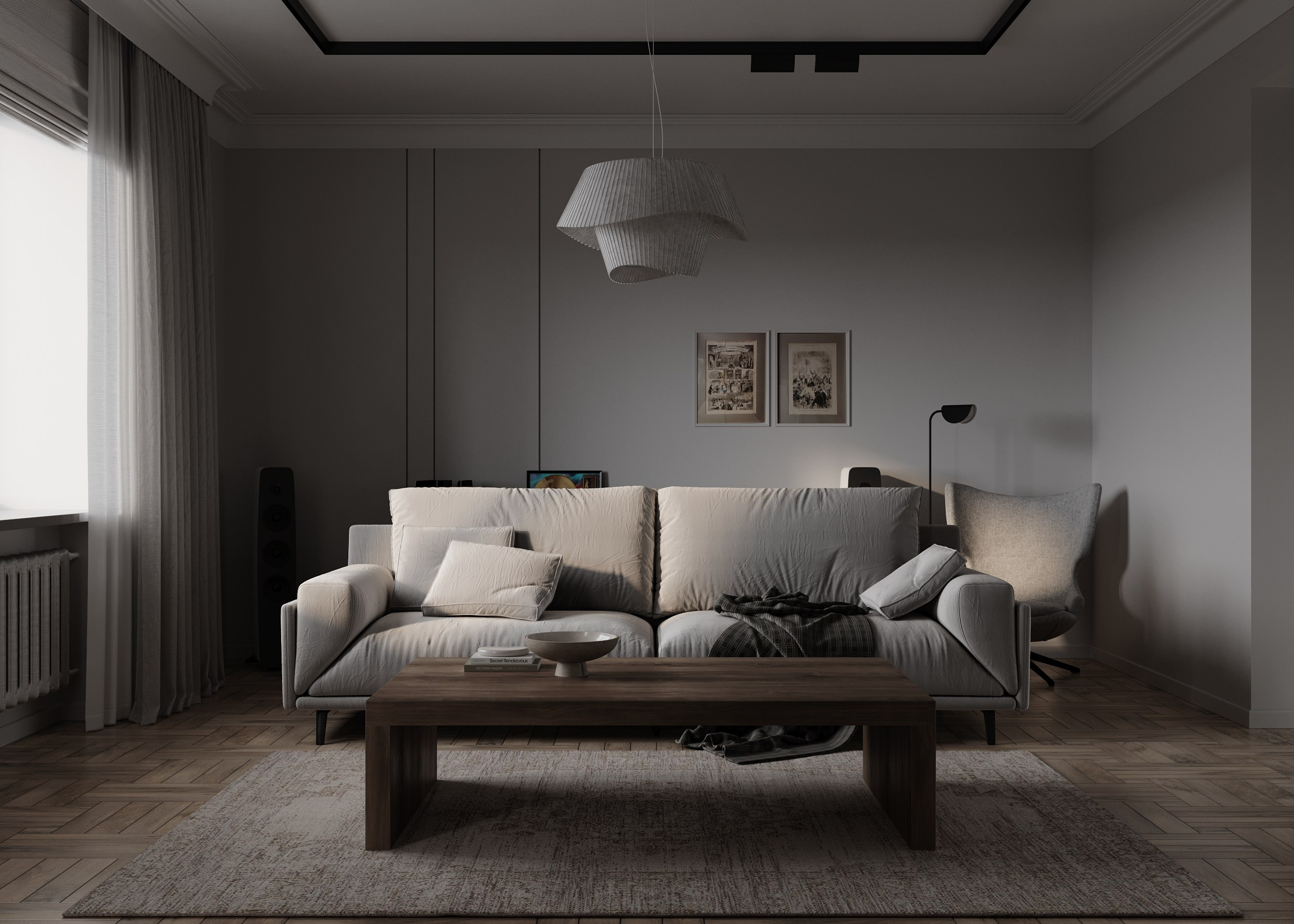 Квартира | Тюмень | 2023. Блинова Анастасия | Интерьерная визуализация