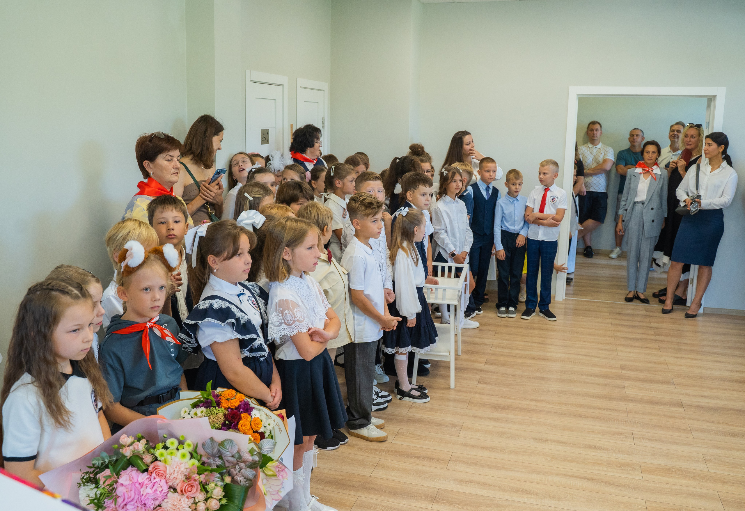 1 сентября в частной школе