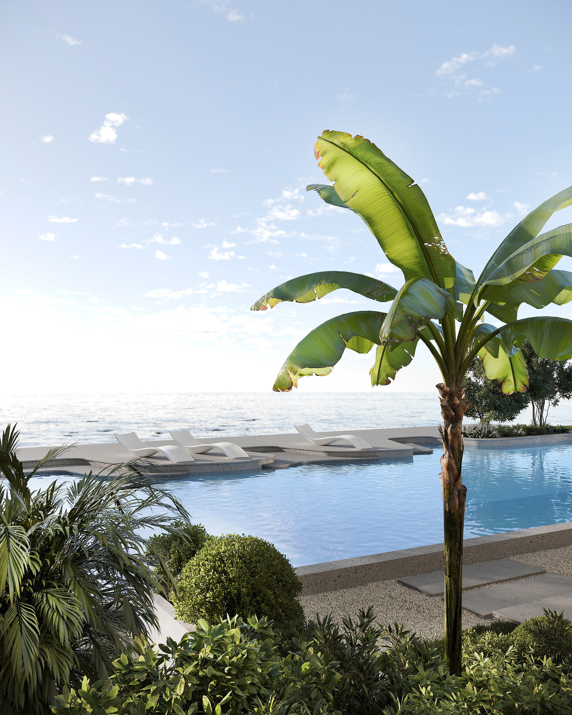 Сoastal residence. Solovets visualization