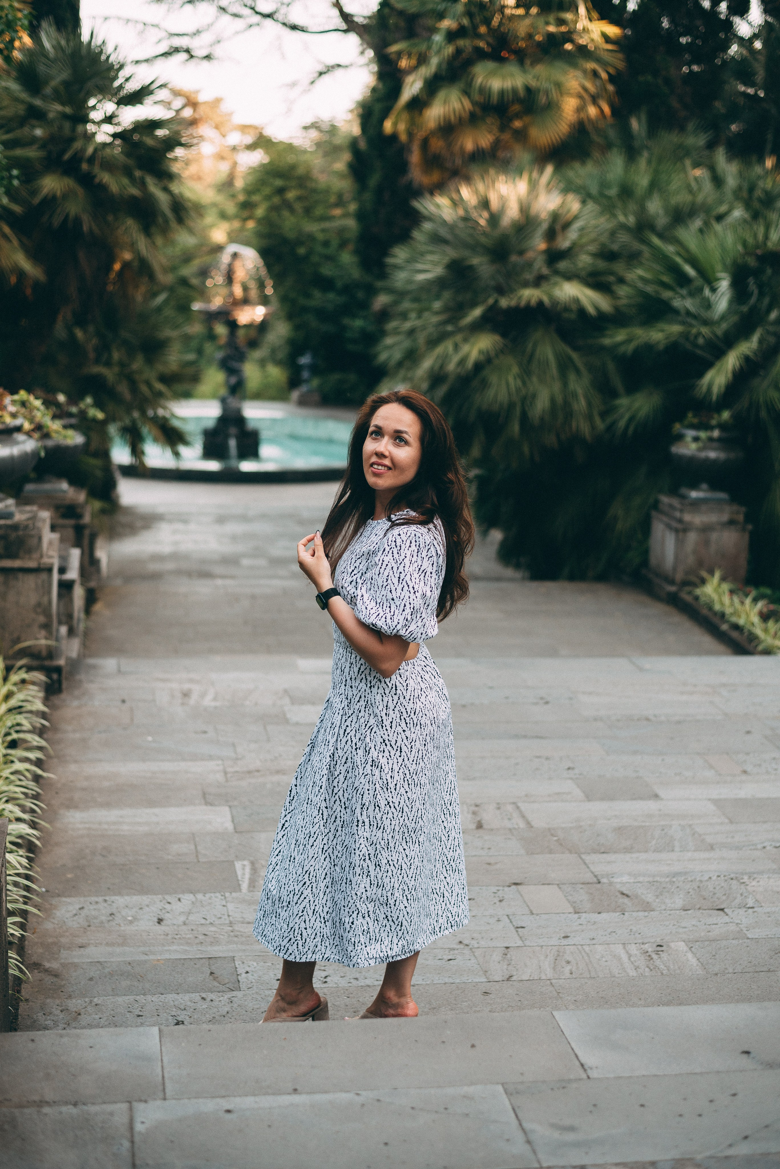 Фотосессия в центре Сочи в парке Дендрарий. Фотограф в Сочи — Маргарита Поганова