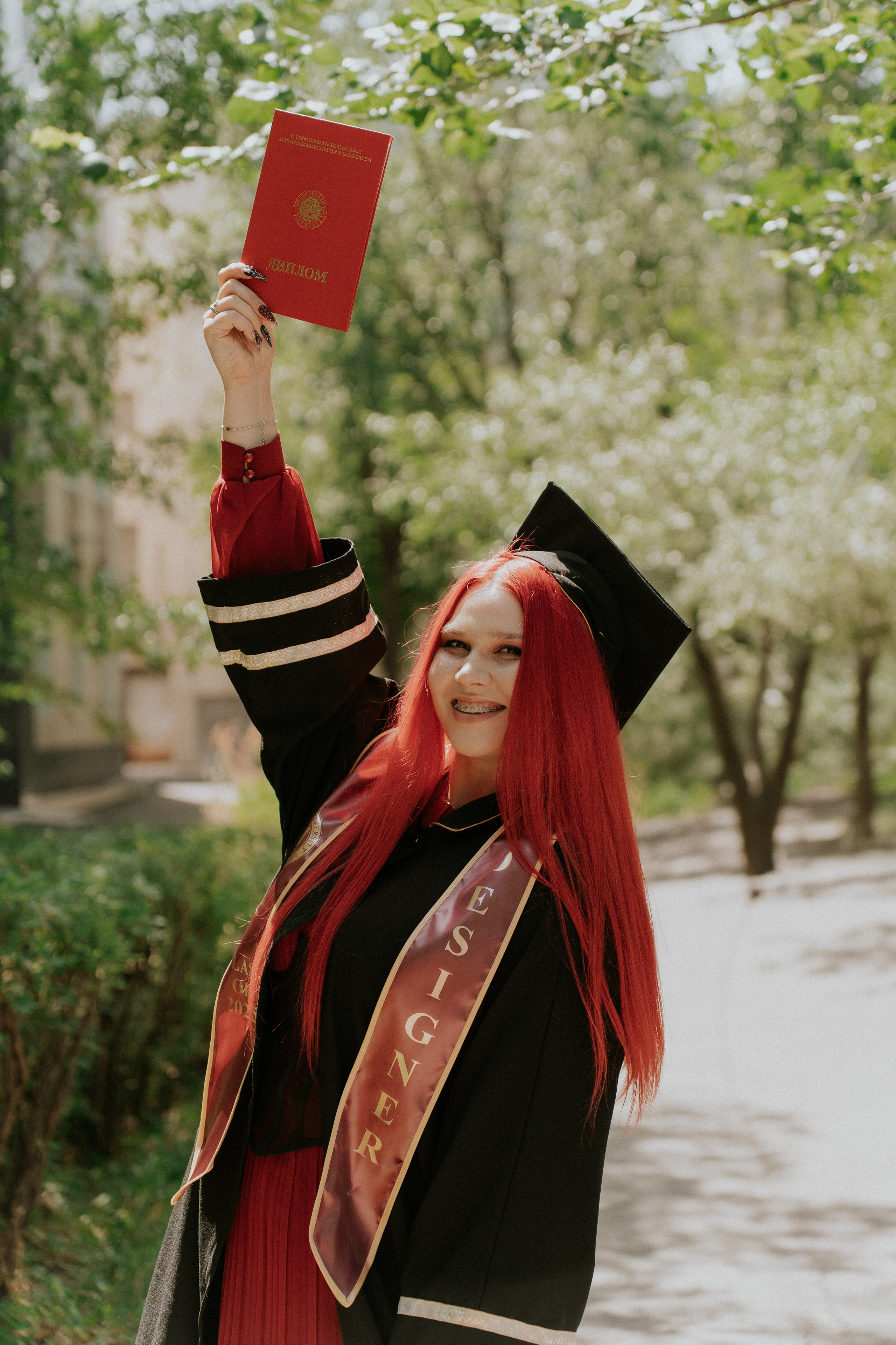 Выпускной Аграрный унивеситет. Крис Богомазова