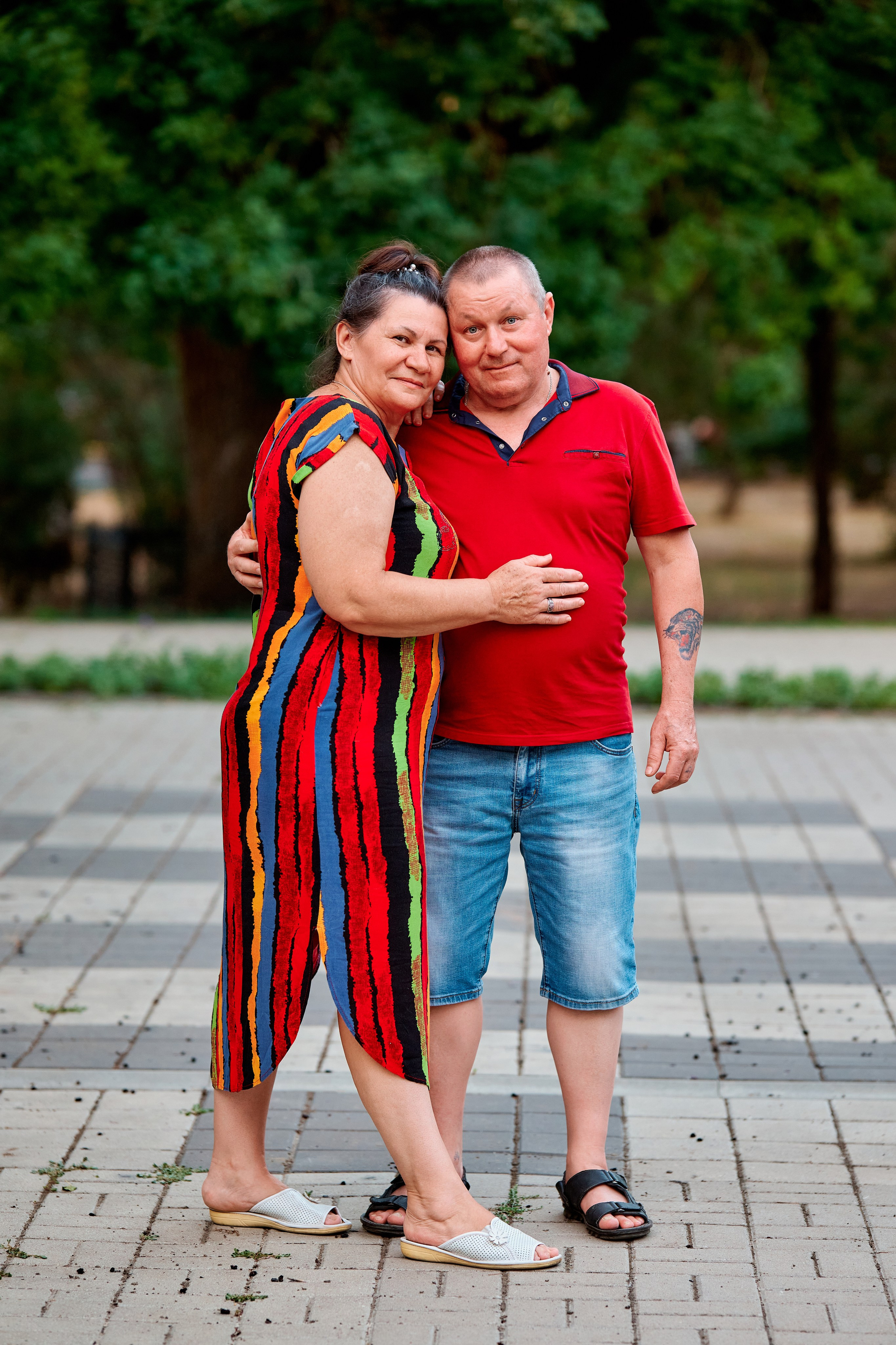 Семейная фотосессия с внуками в парке. Фотограф Таганрог Анна Трайжон