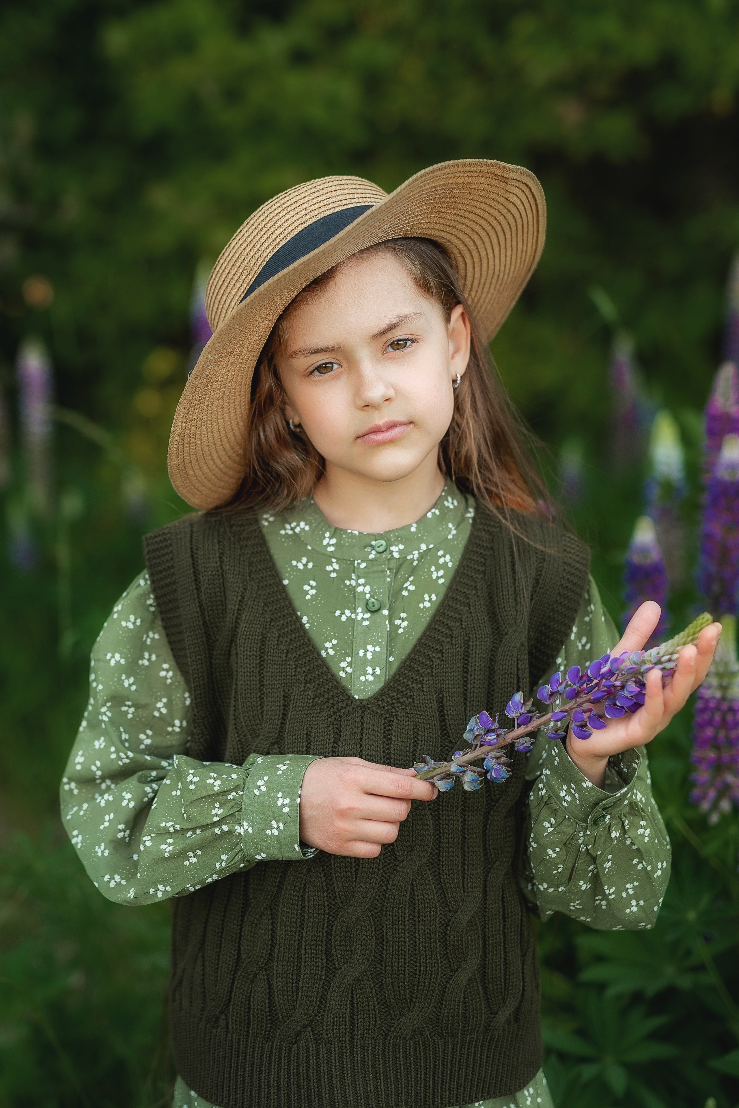 Фотосессия в люпинах. Семейный, детский фотограф в Воронеже Анна Никитина