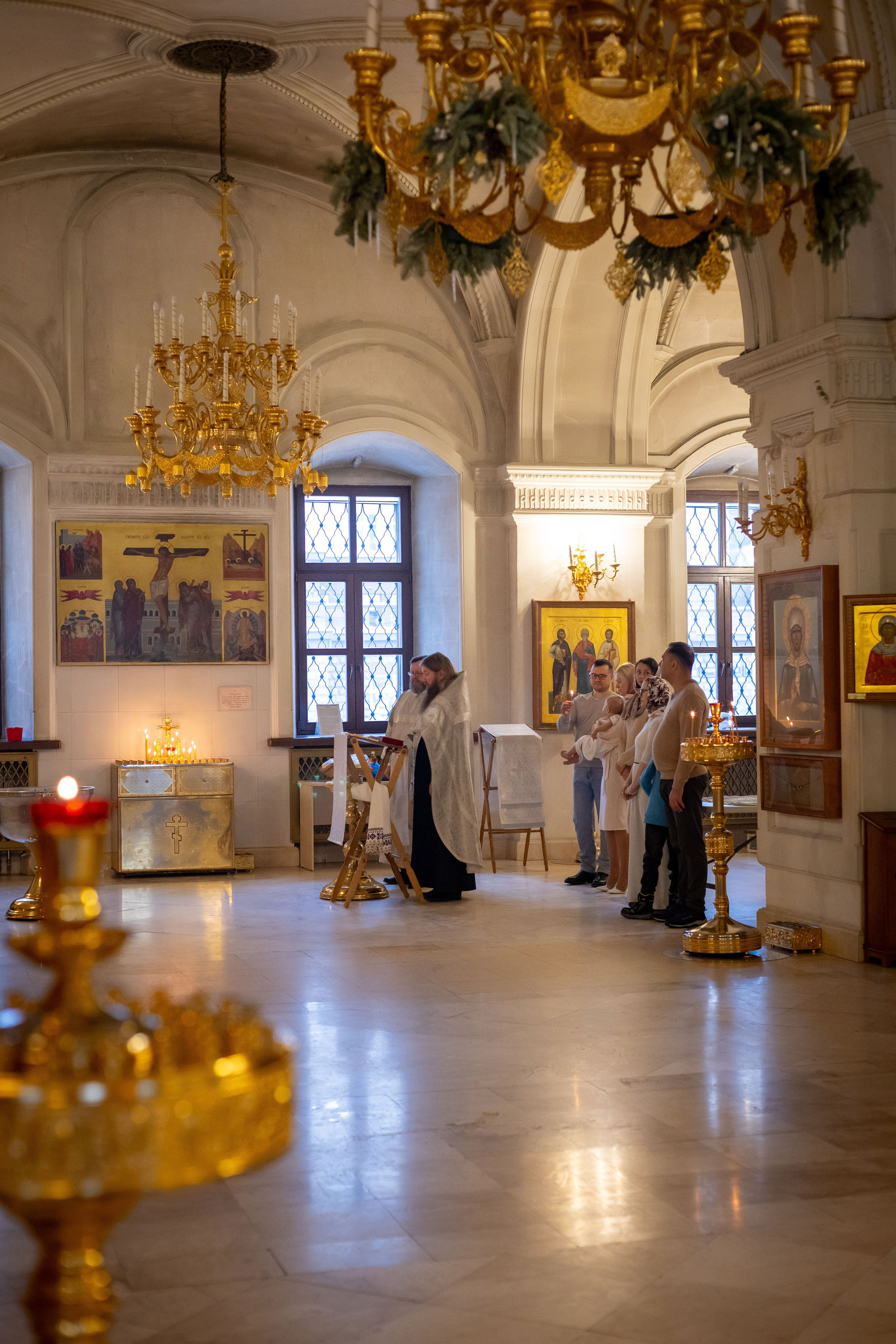 Таинство крещения Алексея. Семейный и детский фотограф Анна Петракова