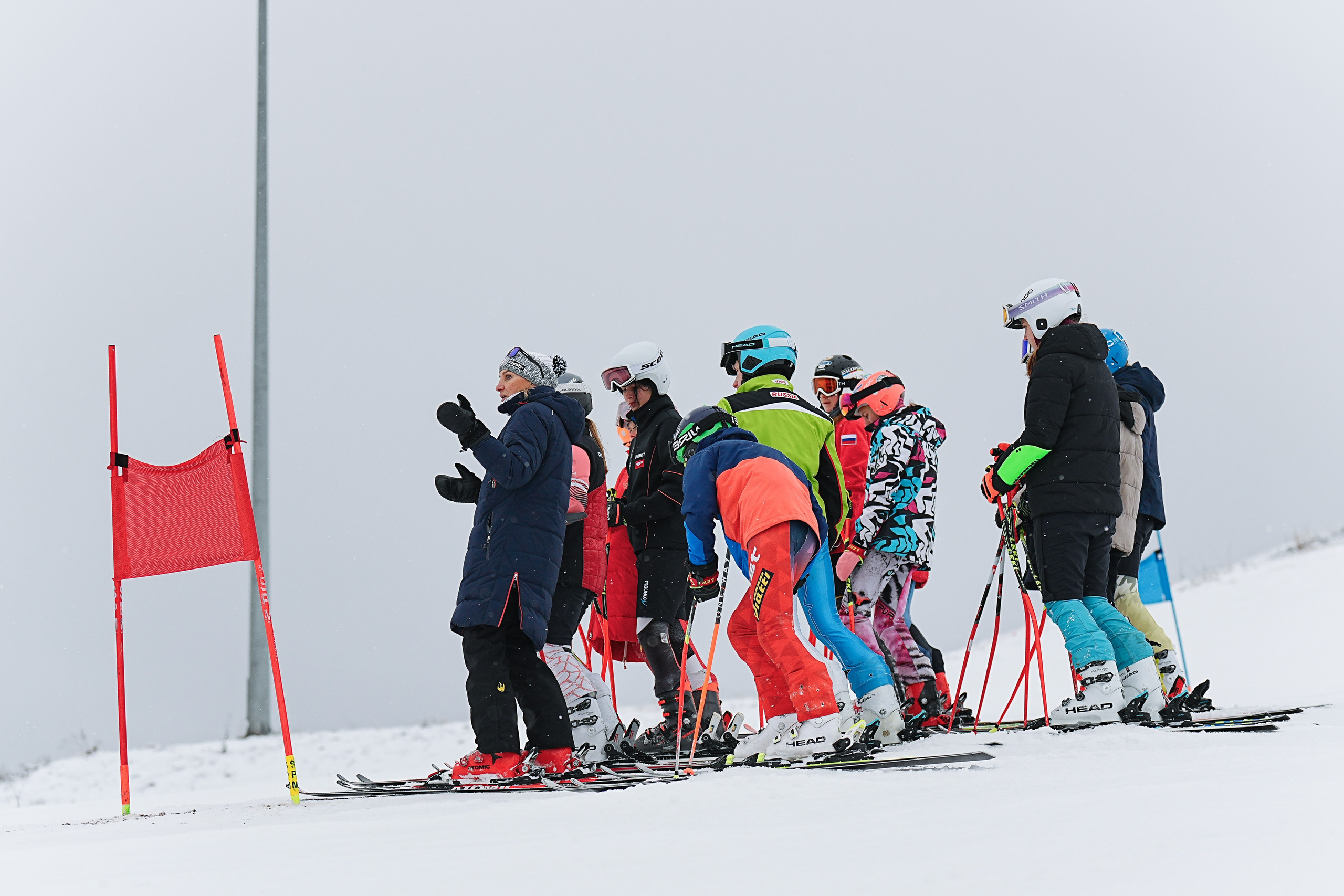 Горные лыжи. Первенство Центрального Федерального Округа. GS U14 Шуколово. Фотограф Студитский Евгений