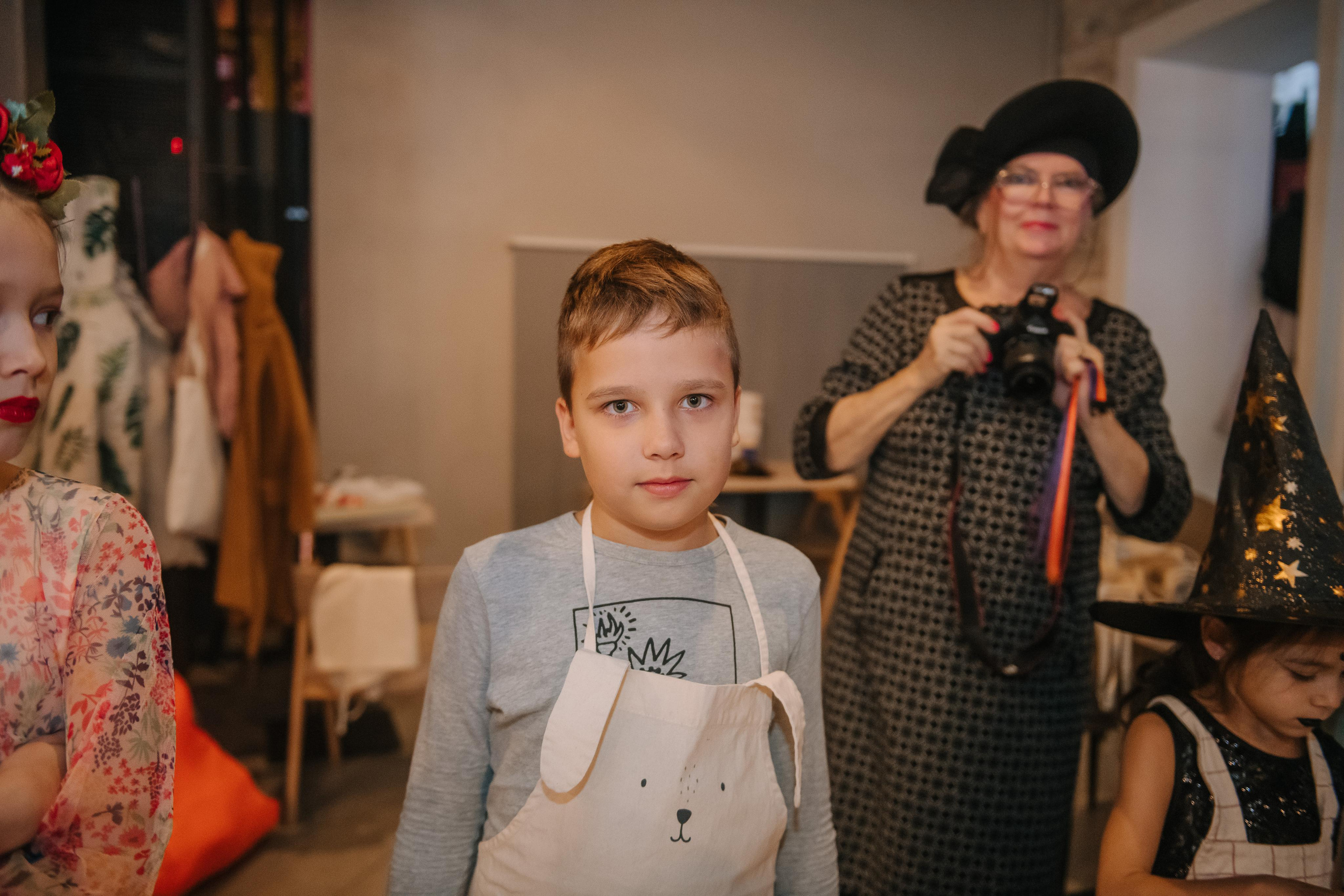 Гастродвор детский мастер-класс на Хеллоуин по приготовлению пиццы. Фотограф Валерия Голубева (Миронова)