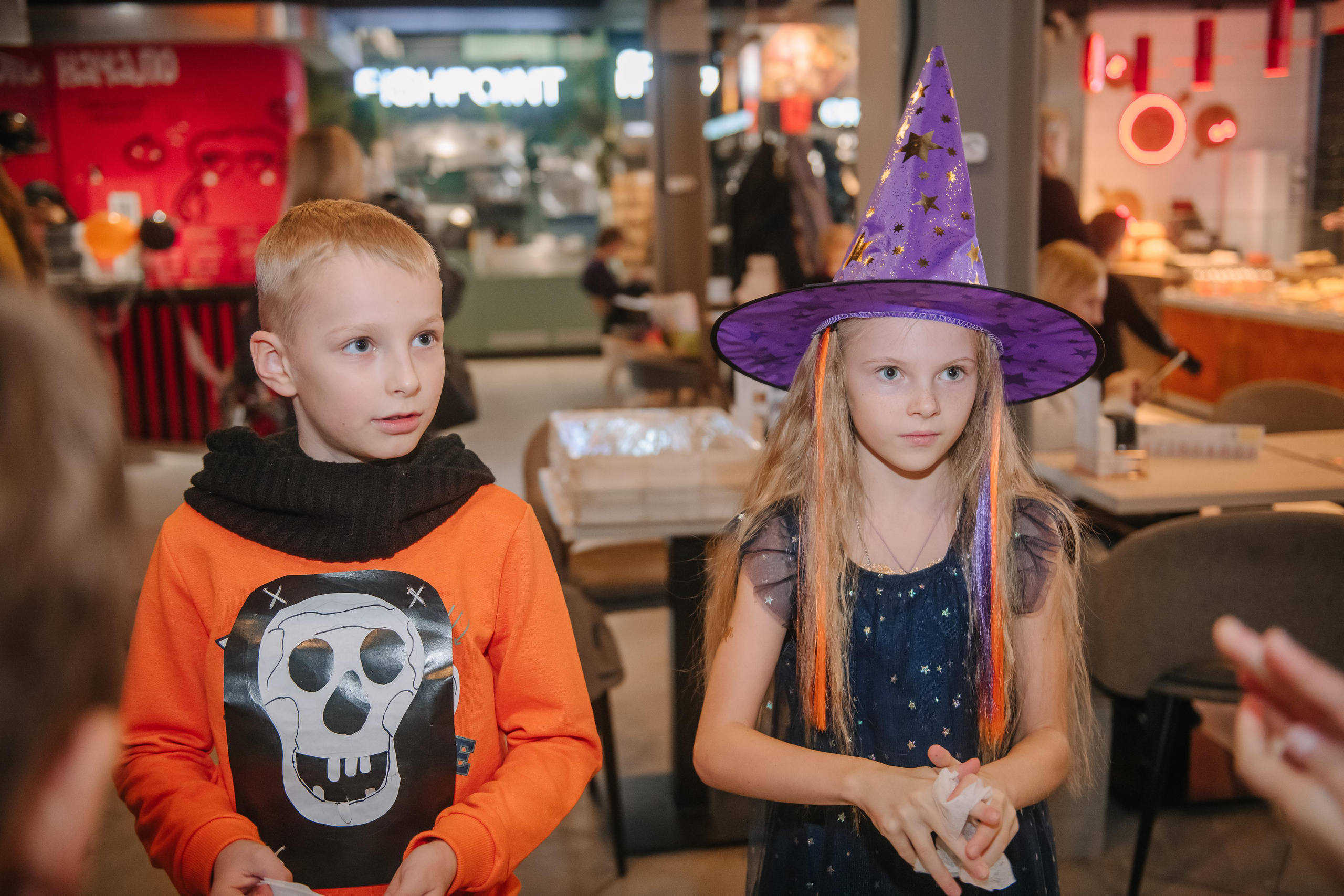 Гастродвор детский мастер-класс на Хеллоуин по приготовлению пиццы. Фотограф Валерия Голубева (Миронова)