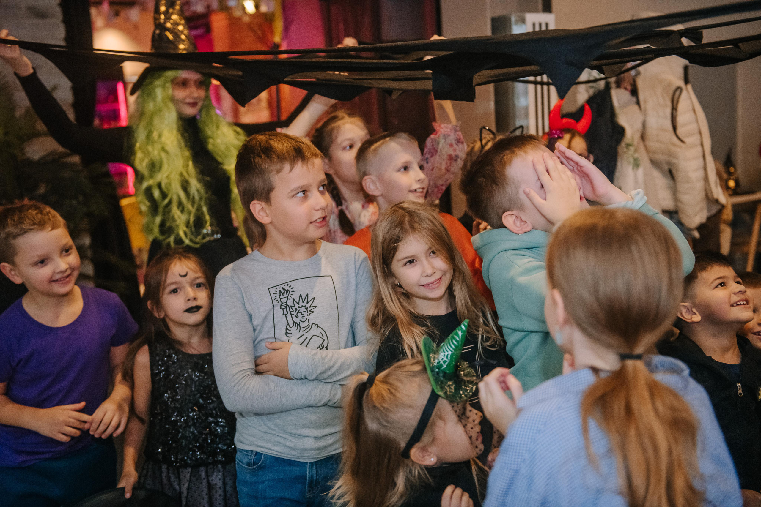 Гастродвор детский мастер-класс на Хеллоуин по приготовлению пиццы. Фотограф Валерия Голубева (Миронова)