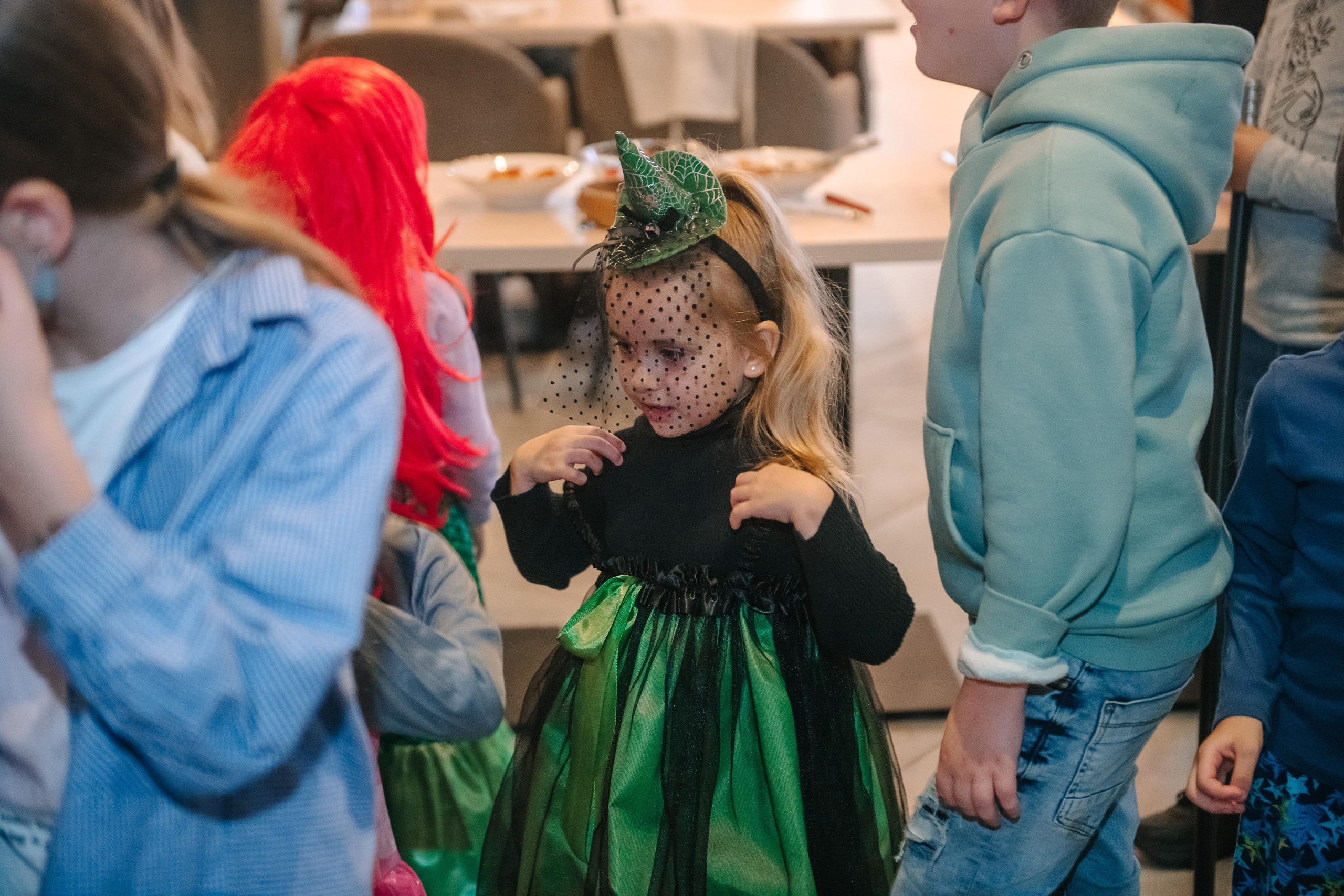 Гастродвор детский мастер-класс на Хеллоуин по приготовлению пиццы. Фотограф Валерия Голубева (Миронова)