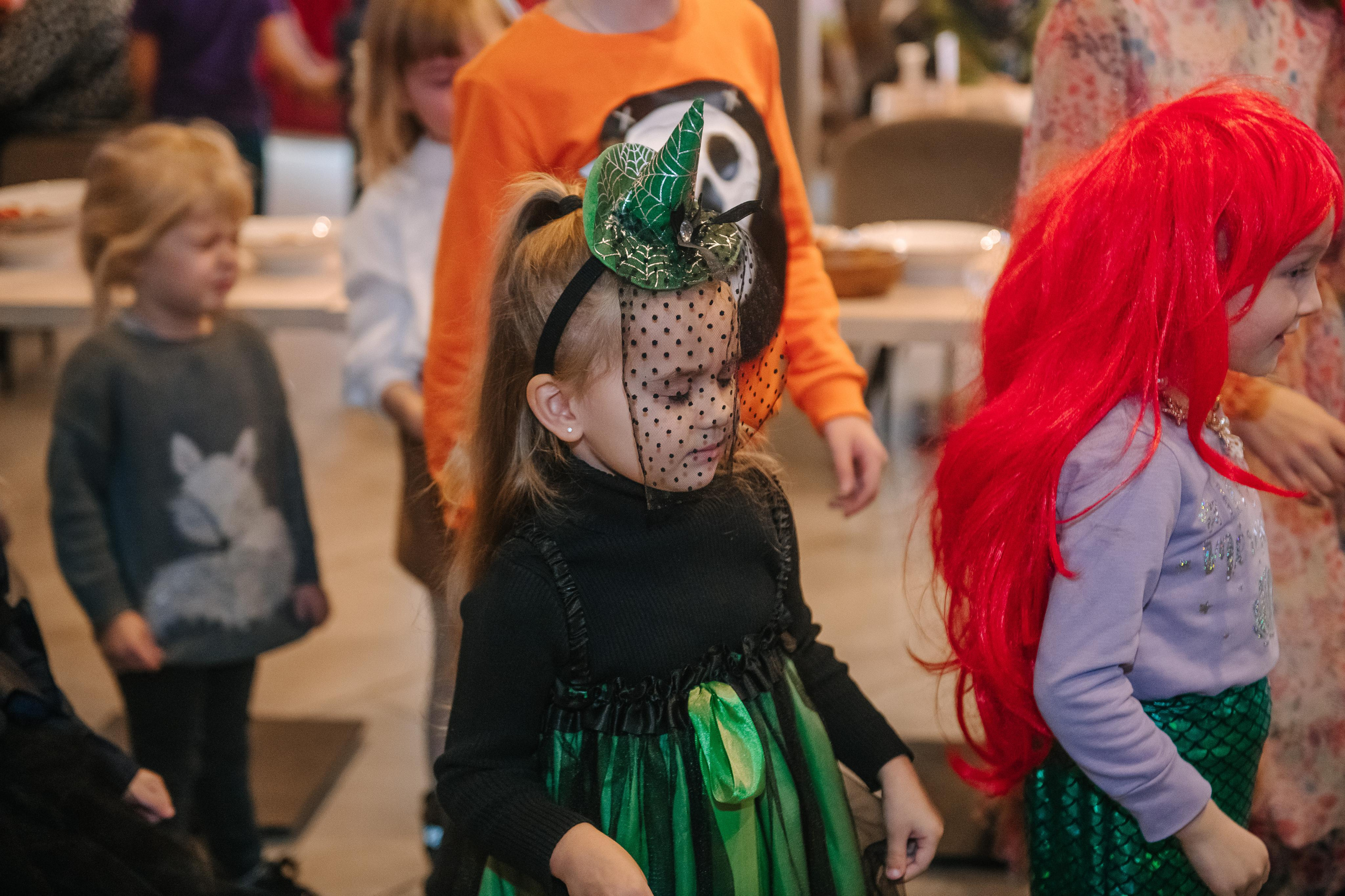 Гастродвор детский мастер-класс на Хеллоуин по приготовлению пиццы. Фотограф Валерия Голубева (Миронова)