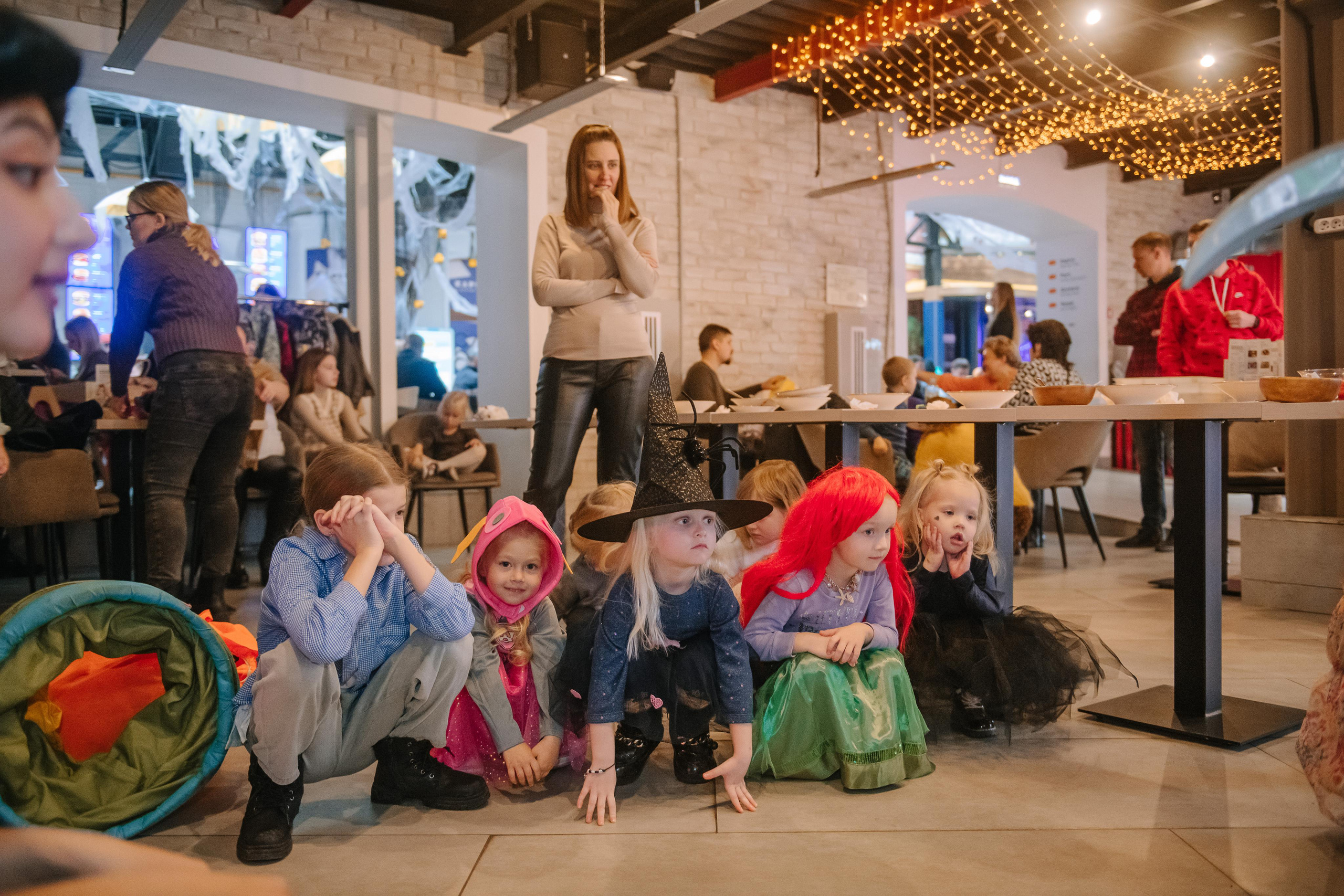 Гастродвор детский мастер-класс на Хеллоуин по приготовлению пиццы. Фотограф Валерия Голубева (Миронова)