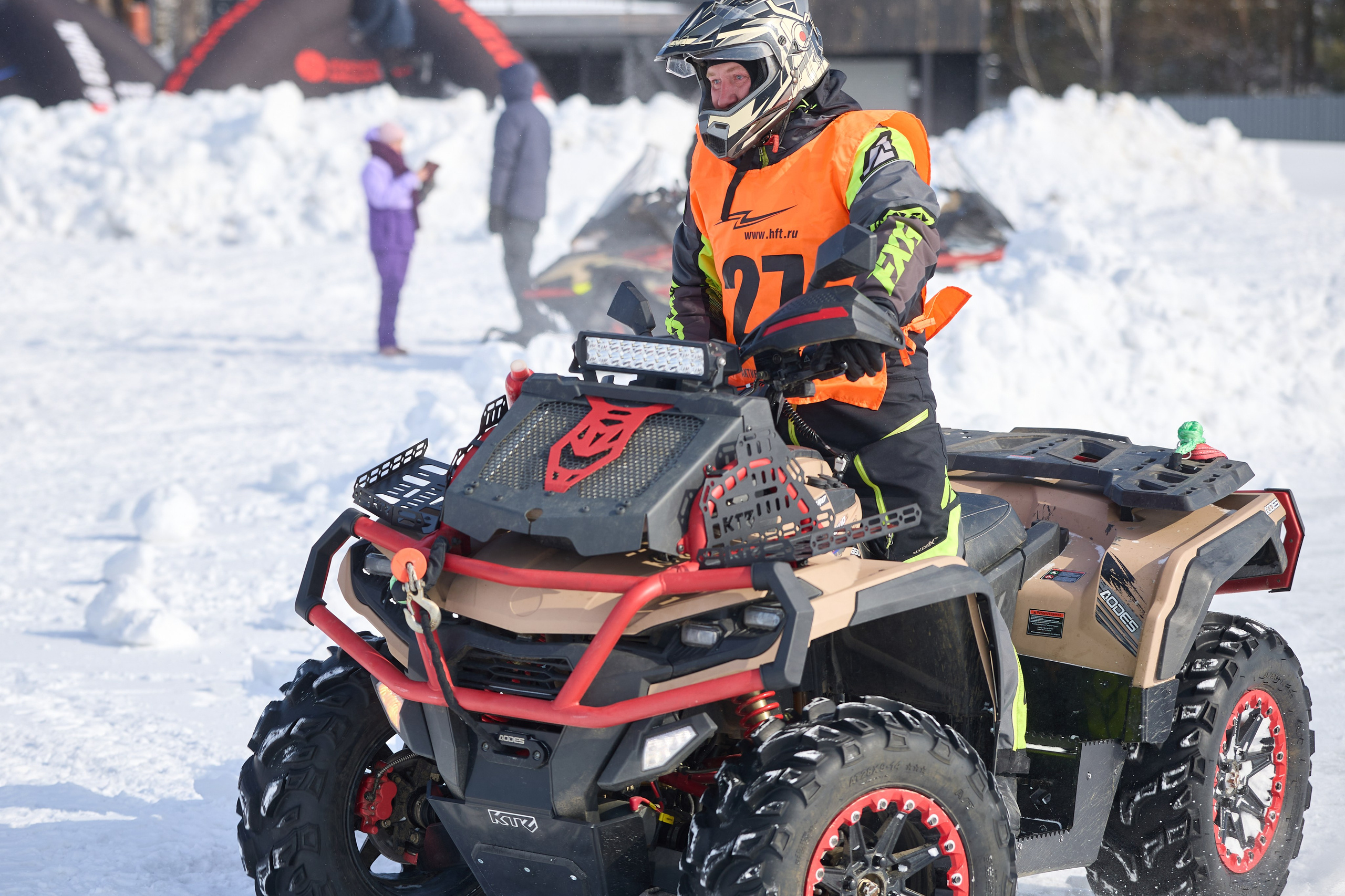 Топим Лёд — 2026. Соревнования на квадроциклах. Фотограф в Новосибирске Алена Скокова