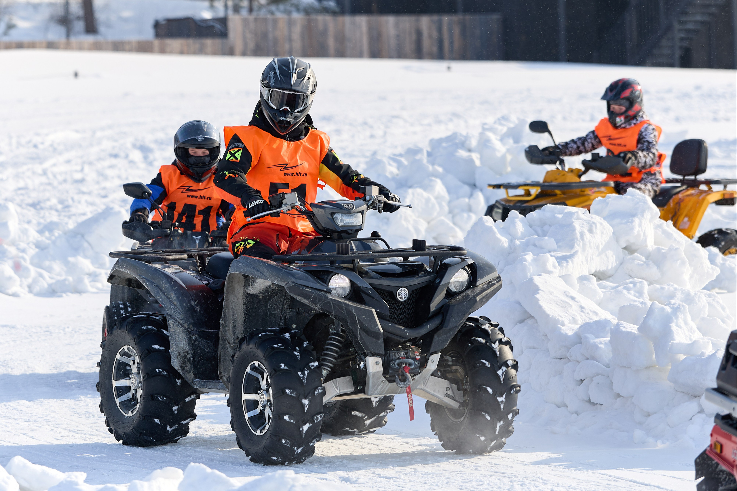 Топим Лёд — 2026. Соревнования на квадроциклах. Фотограф в Новосибирске Алена Скокова