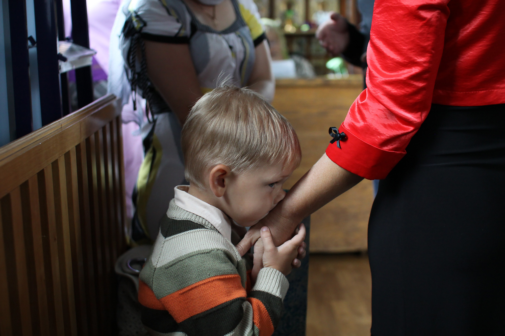 Крещение. Фотограф Яков Поспехов