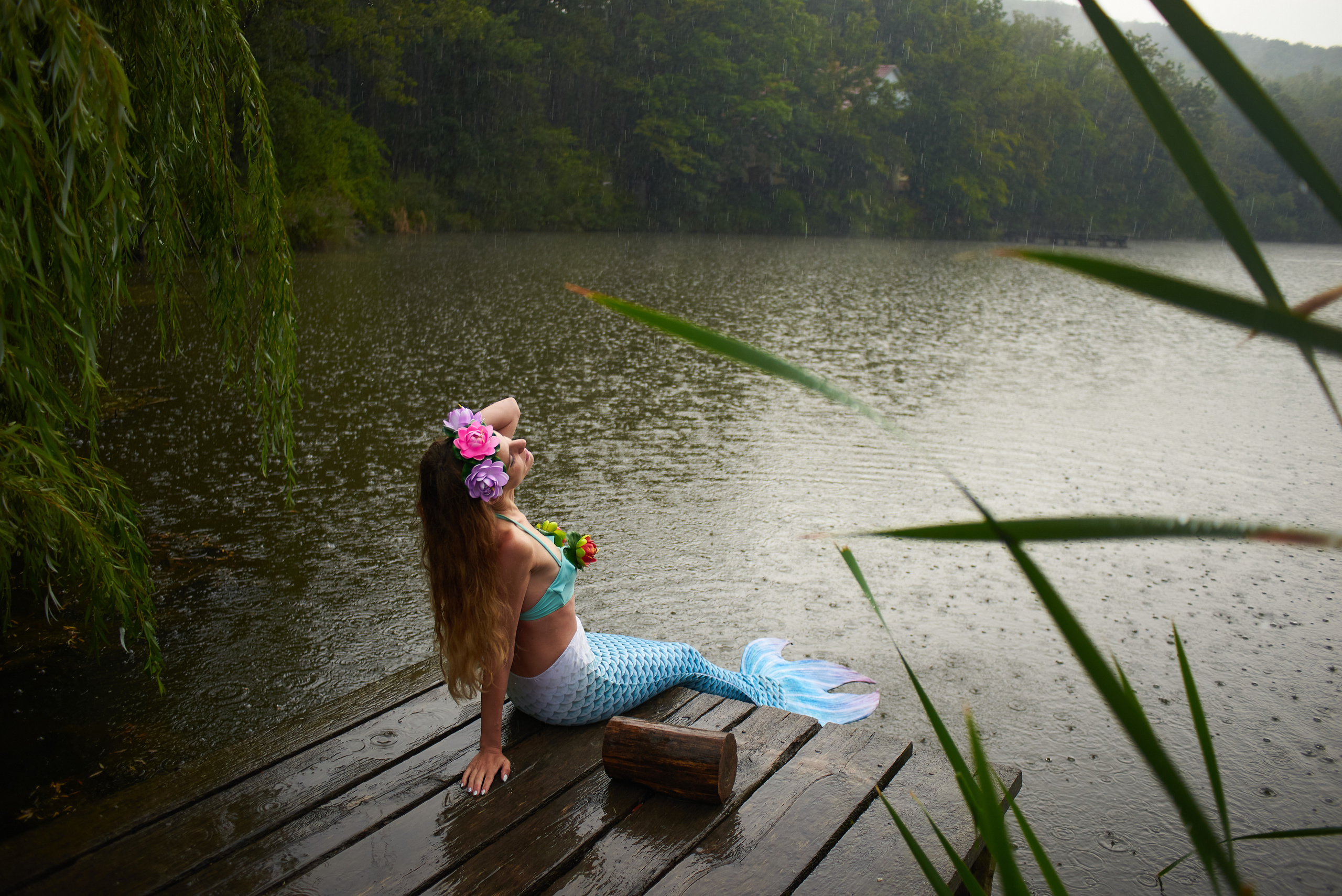 Бахчисарай, село Верхоречье, Мартовский ставок, русалка 2021. Фотограф | Крым | Бахчисарай | Симферополь | Севастополь