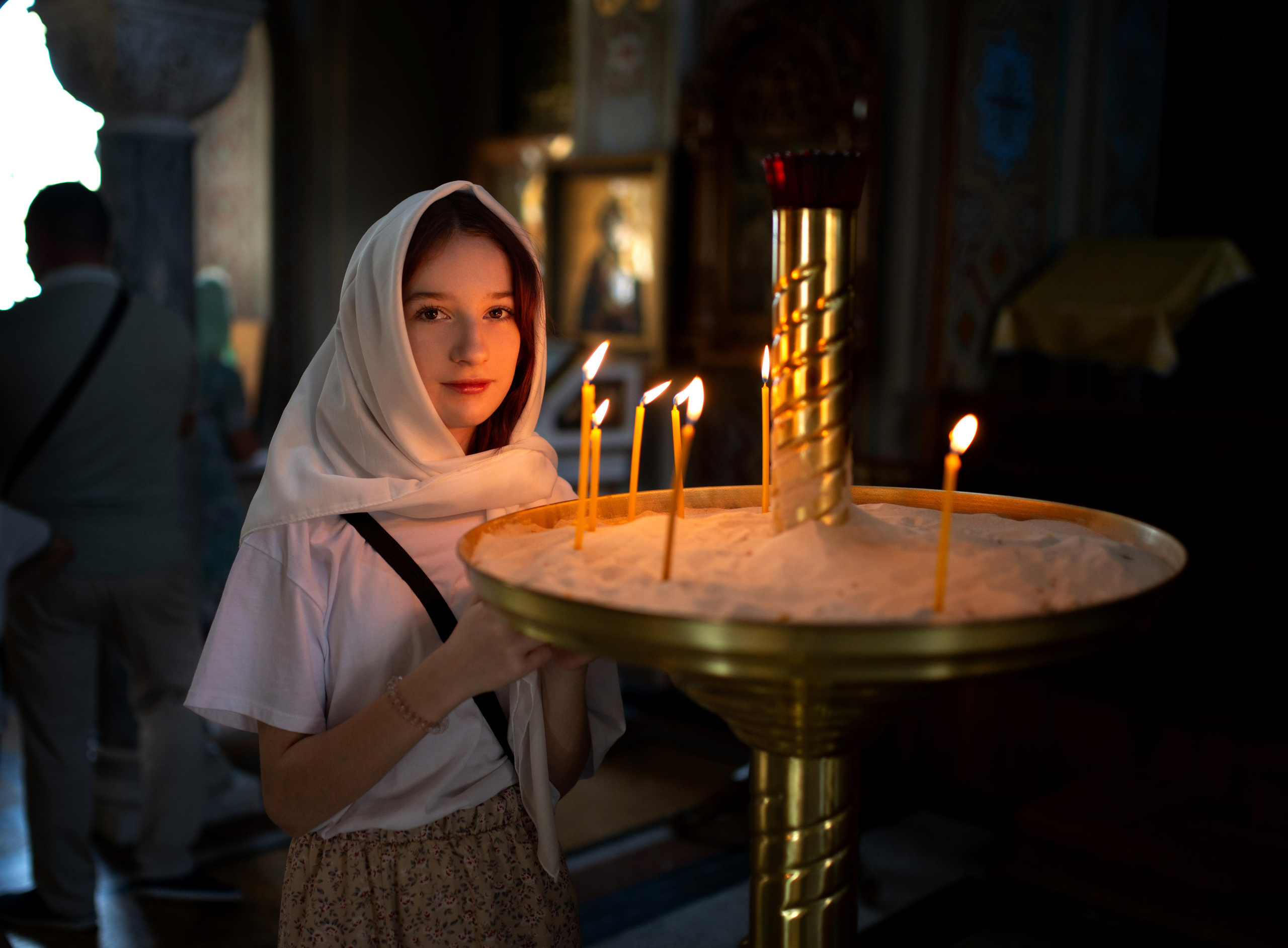 фотограф в церкви