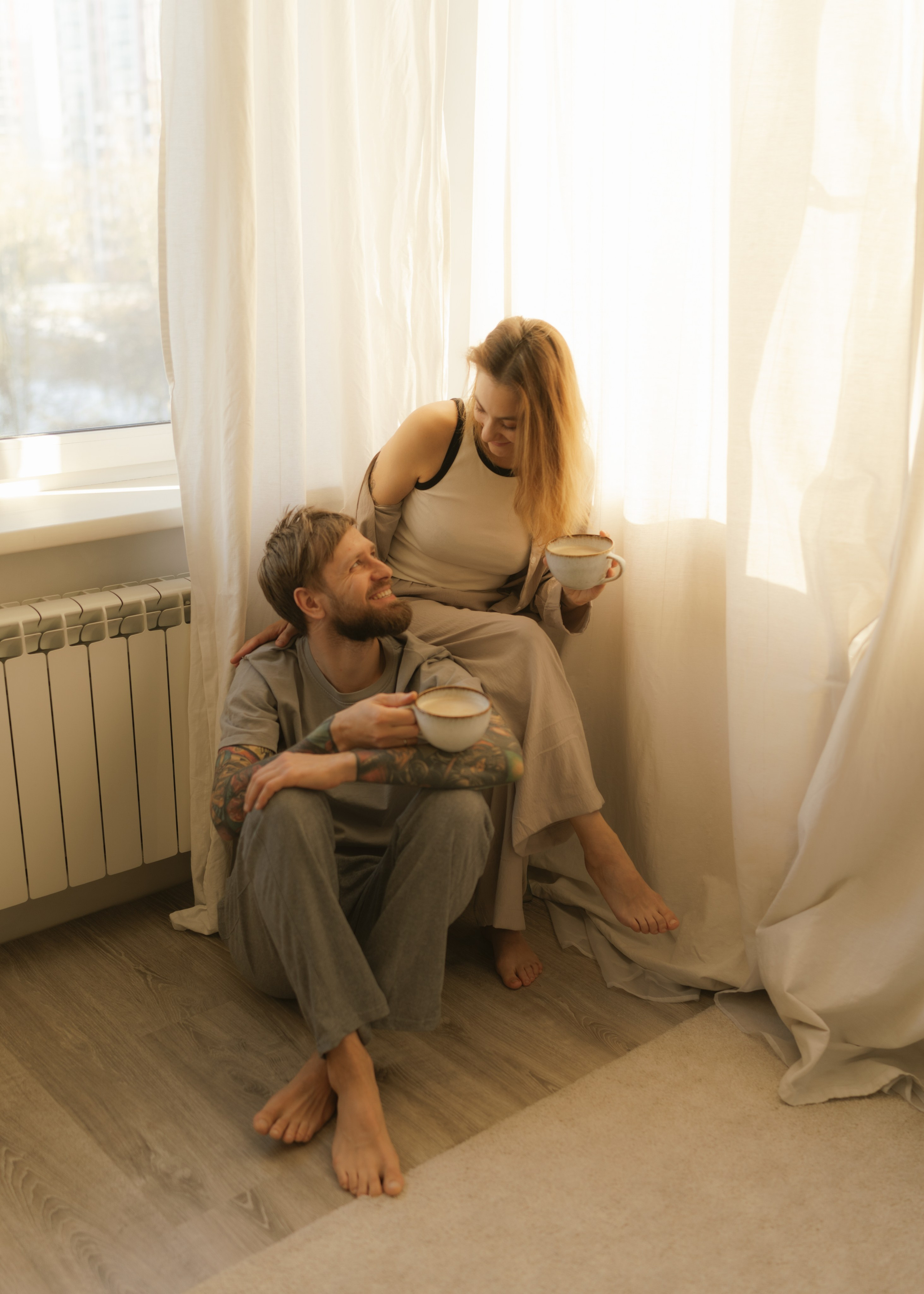 Катя и Андрей | домашняя. Фотограф в Новосибирске Диана Ильиных