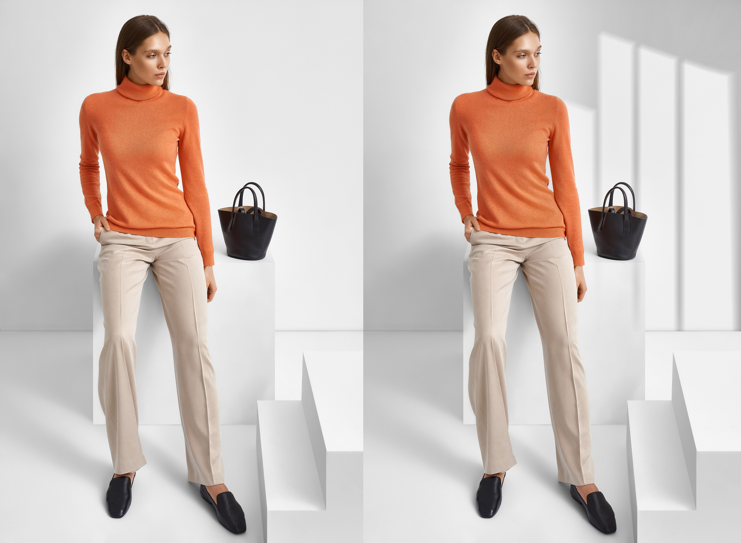 Ретушь каталогов одежды с моделью | Студия SVITHART