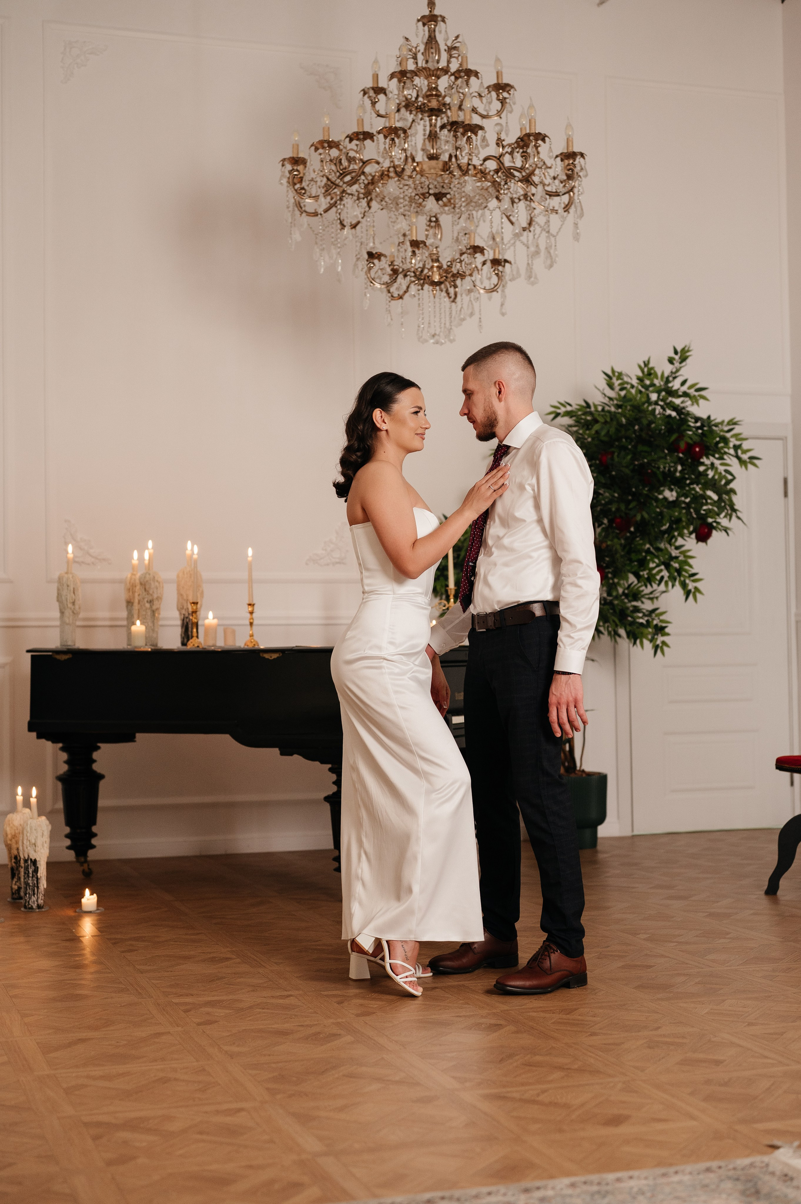 Свадебная фотосессия в студии. Свадебный и семейный фотограф в Краснодаре Алина Мельник